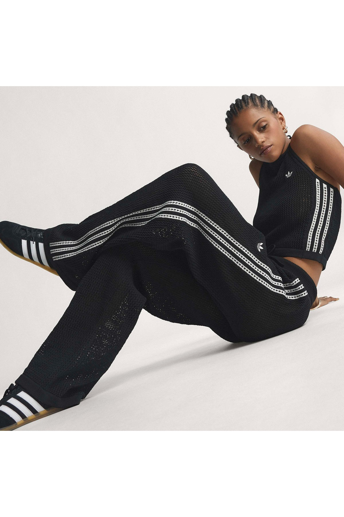 adidas Kadın Siyah  Eşofman Altı CROCHET TP KC6494