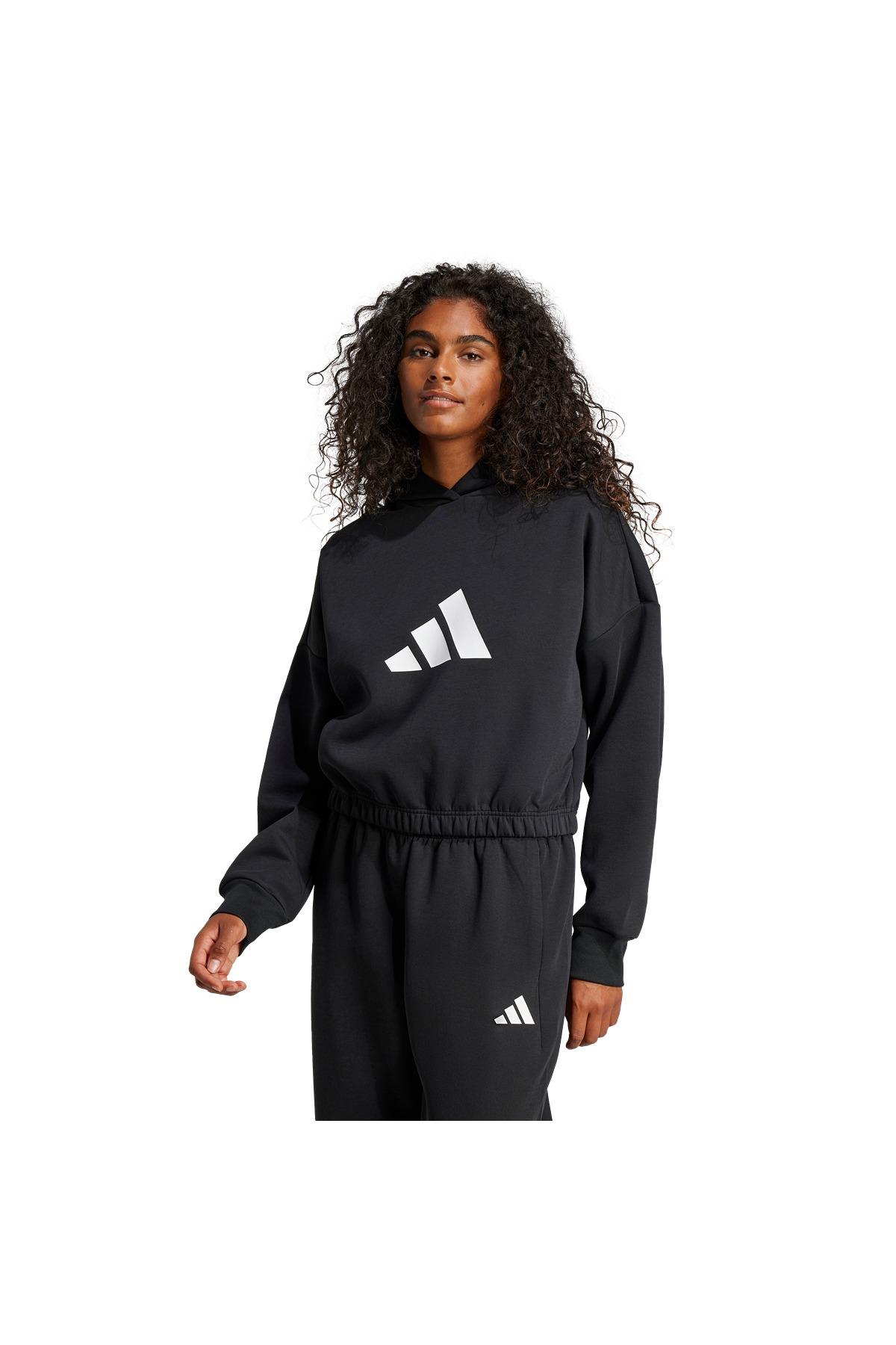 adidas Kadın  Siyah  HOODY W FI 3B OH HD JE0136