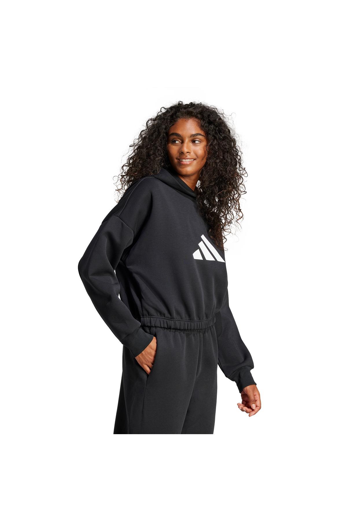 adidas Kadın  Siyah  HOODY W FI 3B OH HD JE0136