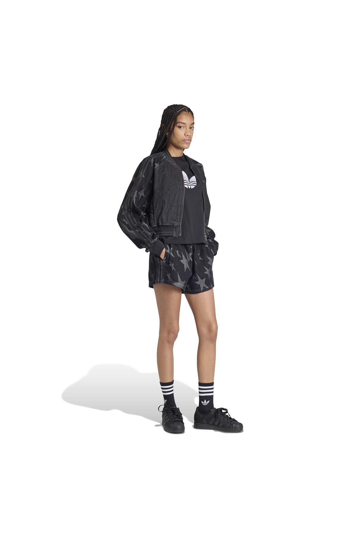 adidas Kadın  Siyah  Şort COLLEGIATE SHO KE2360