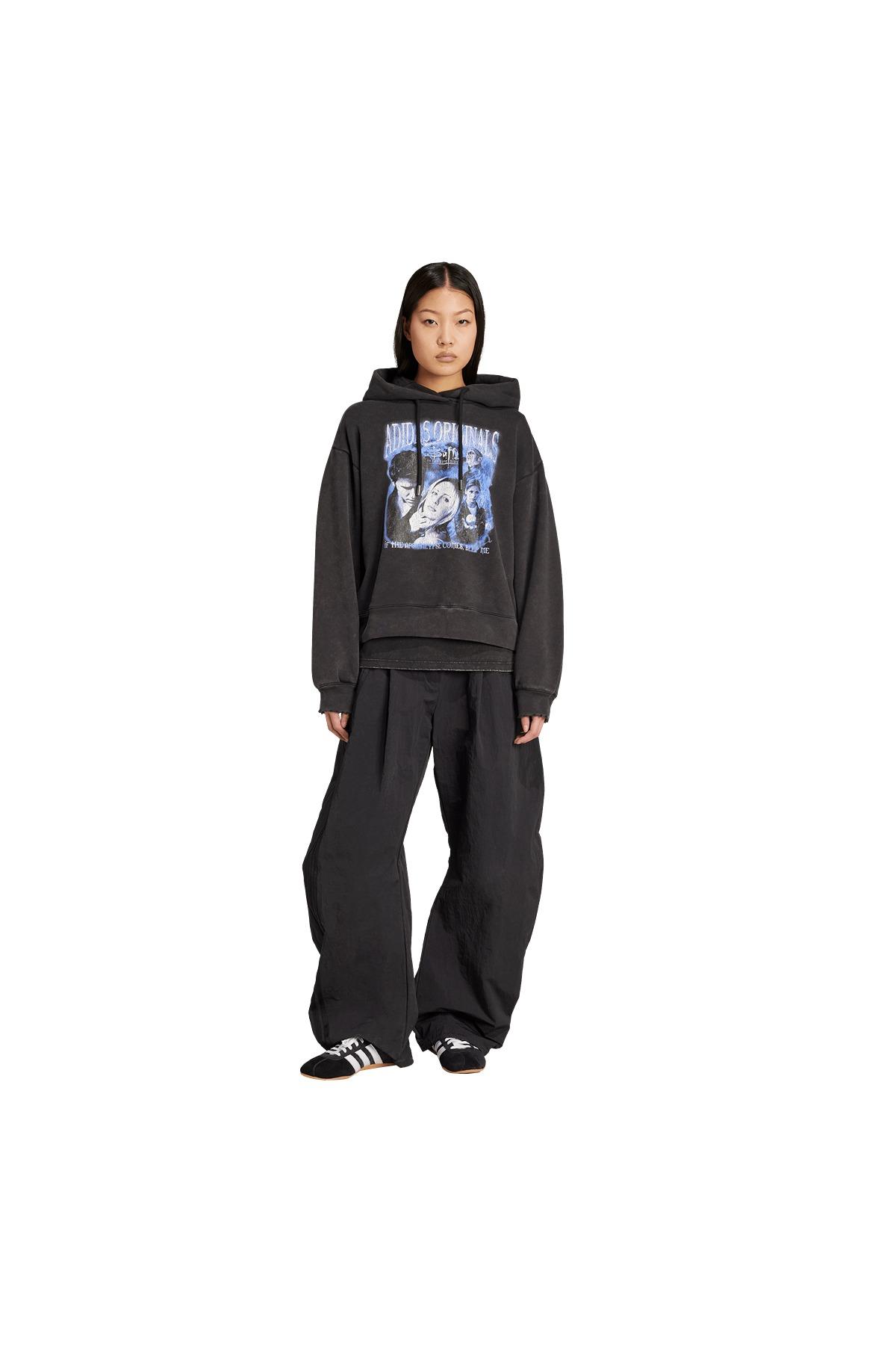 adidas Kadın  Siyah  Sweatshirt BUFFY HOODIE JW0155
