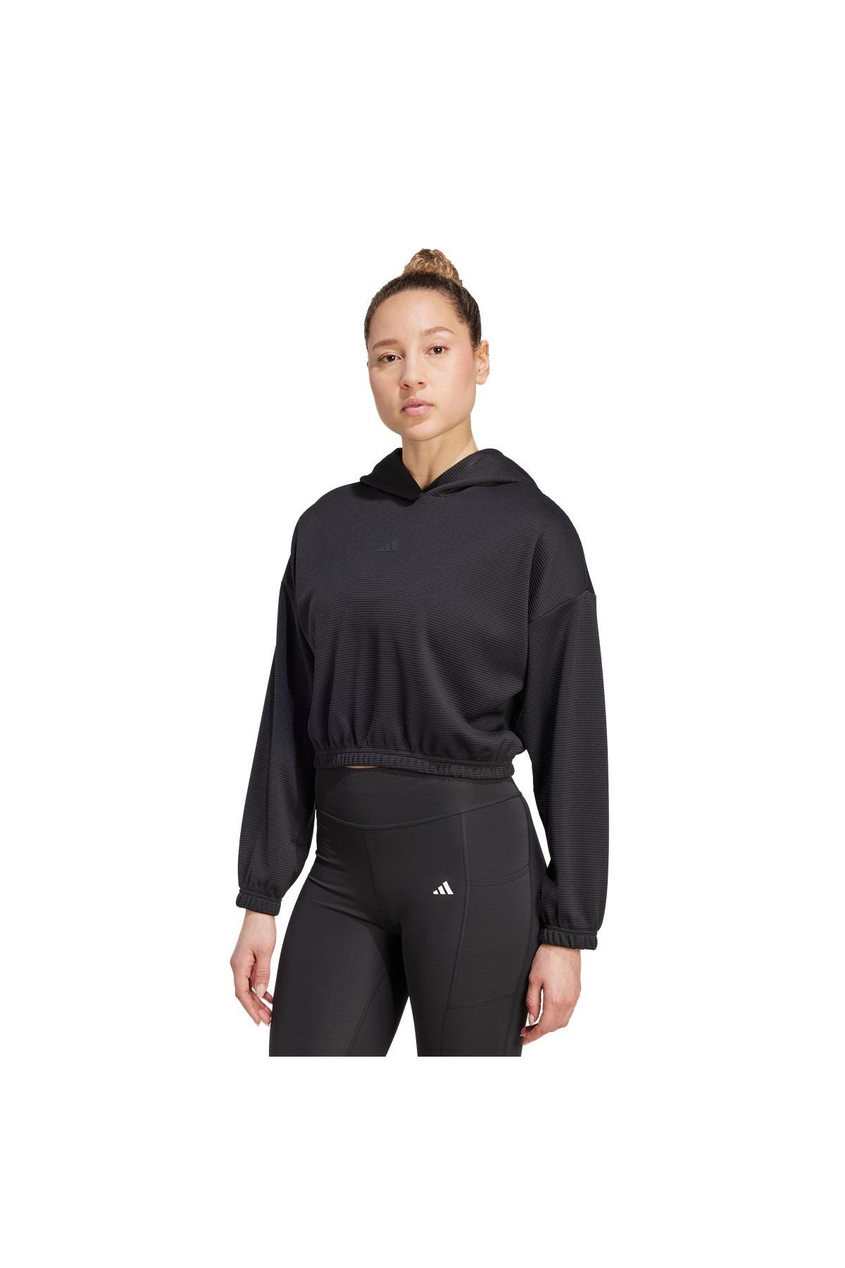 adidas Kadın  Siyah  Sweatshirt MO COVER-UP JM4485