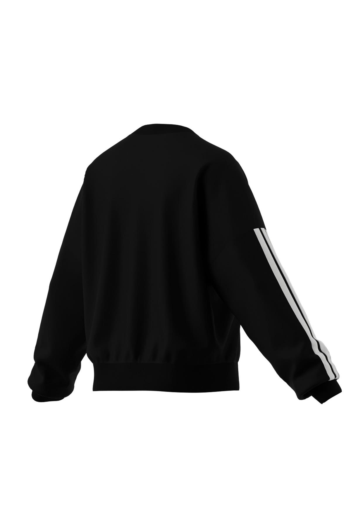 adidas  Kadın  Siyah  Sweatshirt W 3S FT SWT JE0016