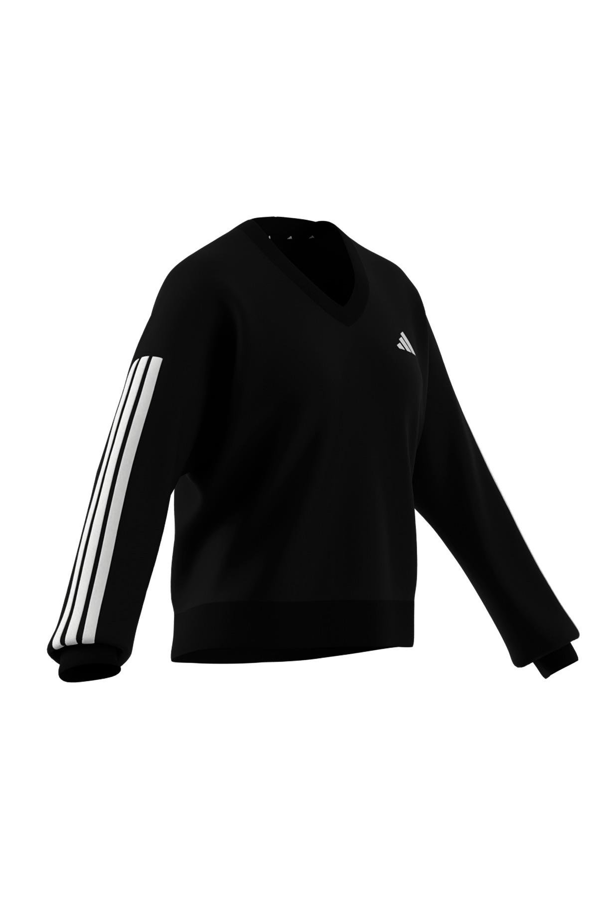 adidas Kadın  Siyah  Sweatshirt W 3S FT VN SWT JE0027