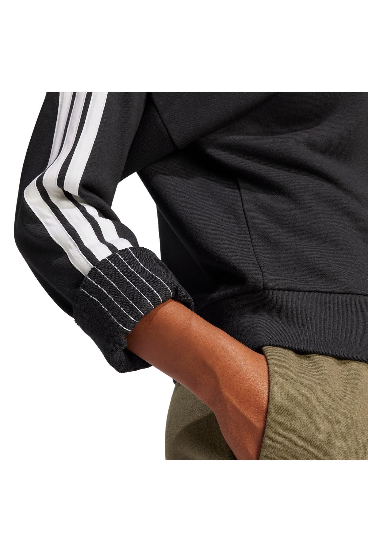 adidas Kadın  Siyah  Sweatshirt W 3S FT VN SWT JE0027
