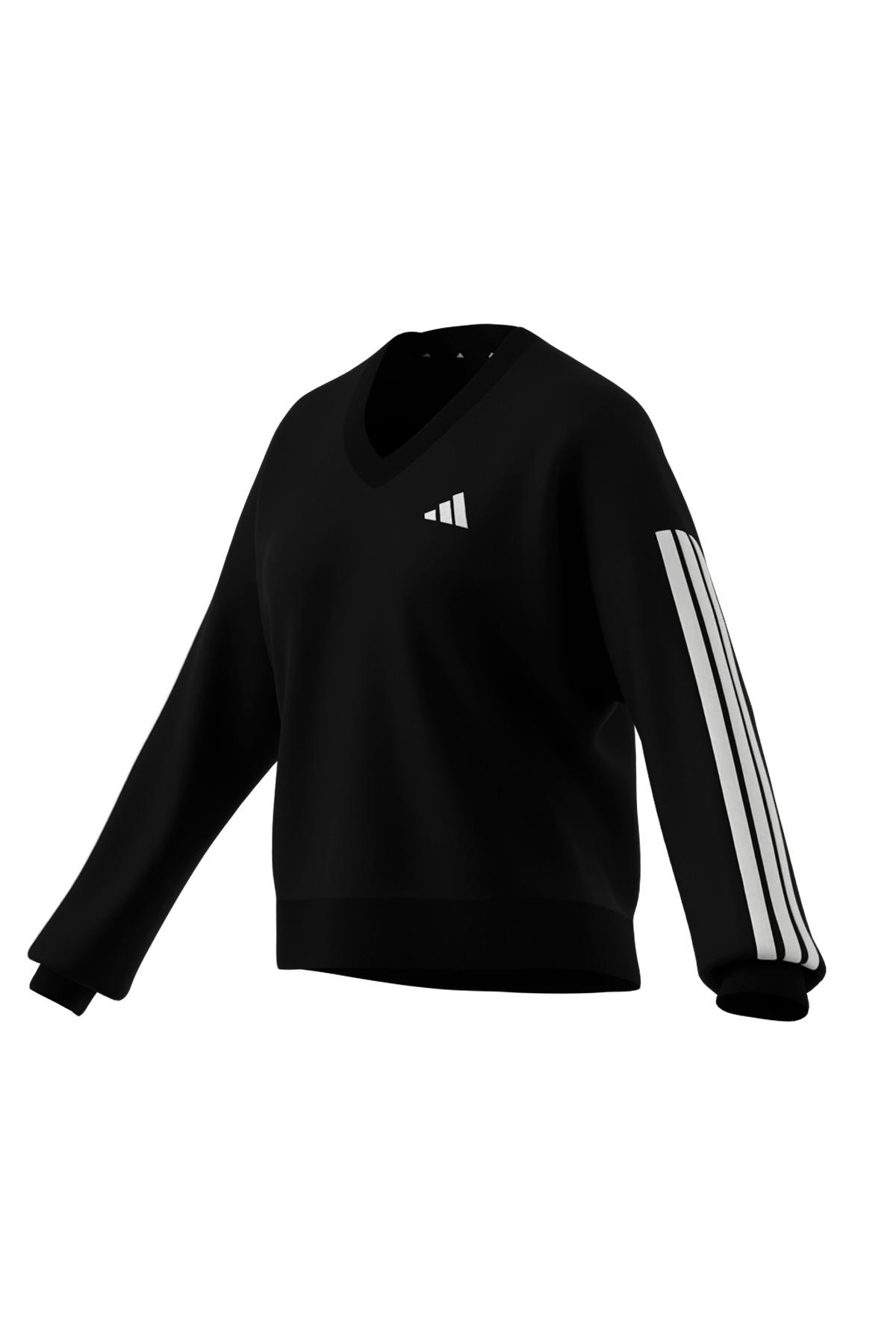 adidas Kadın  Siyah  Sweatshirt W 3S FT VN SWT JE0027