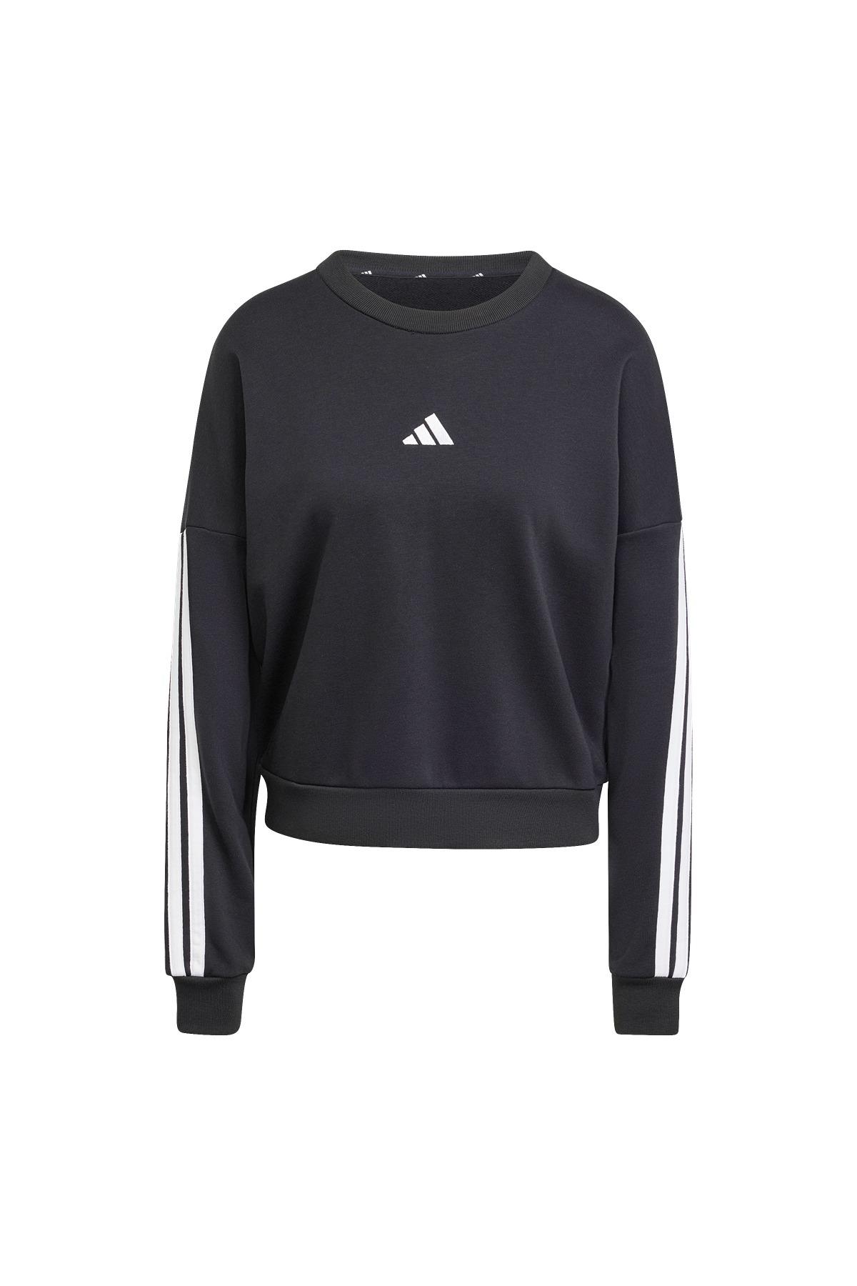 adidas  Kadın  Siyah  Sweatshirt W 3S FT SWT JE0016