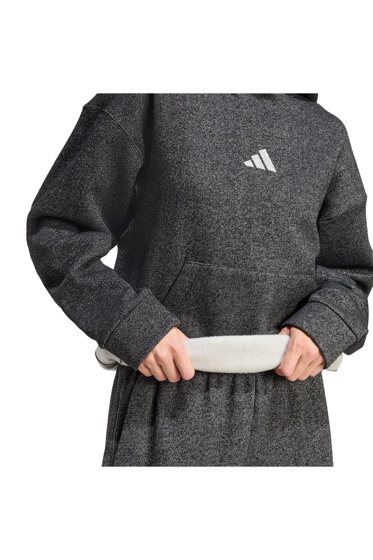 adidas Kadın  Siyah  Sweatshirt W ALL SZN HL HD JX4346
