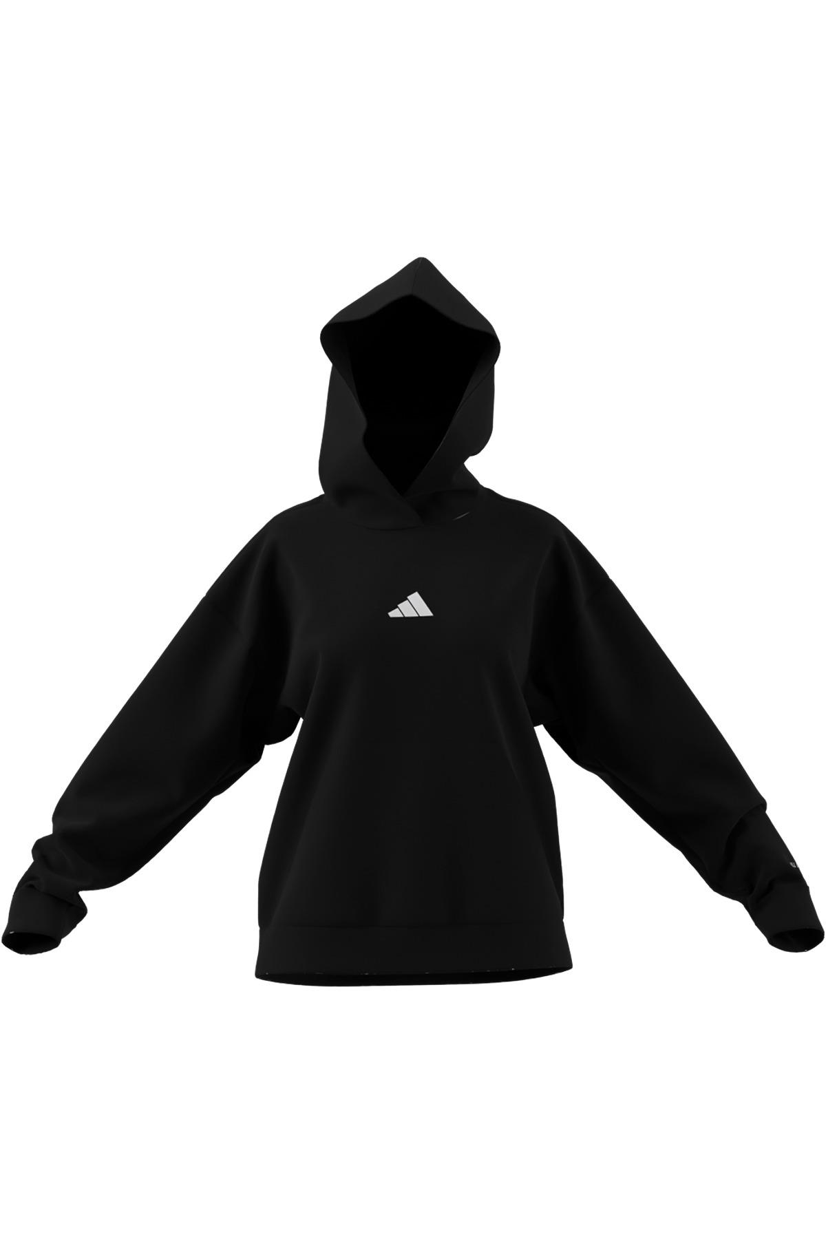 adidas Kadın  Siyah  Sweatshirt W ALL SZN HL HD JX4346