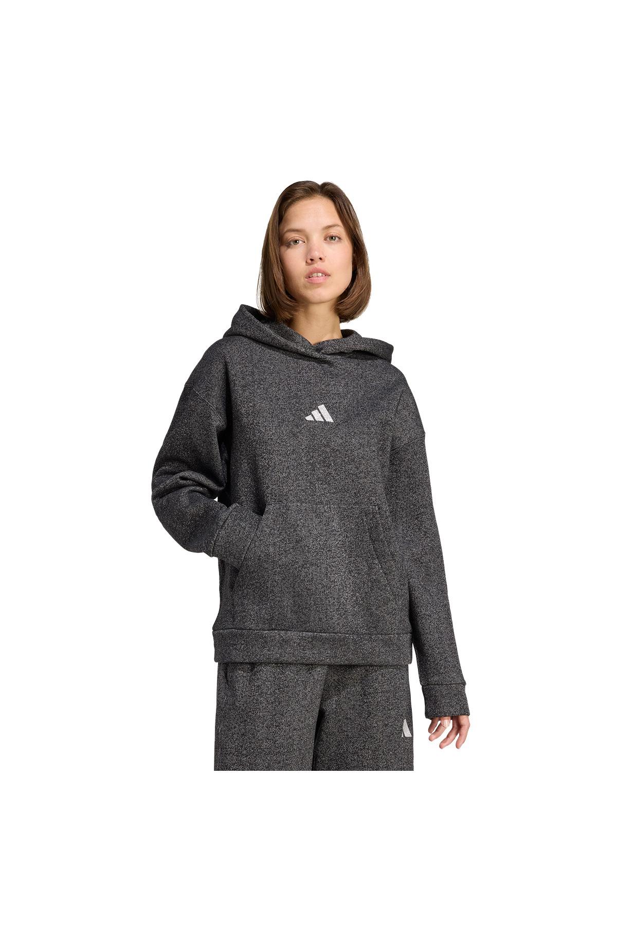 adidas Kadın  Siyah  Sweatshirt W ALL SZN HL HD JX4346