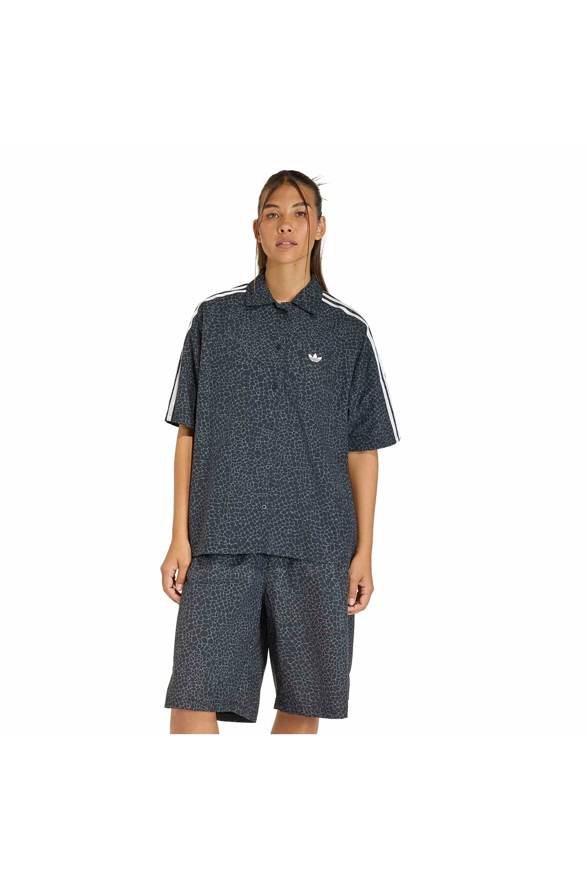 adidas Kadın  Siyah  T-shirt AOP SS SHIRT KD2828