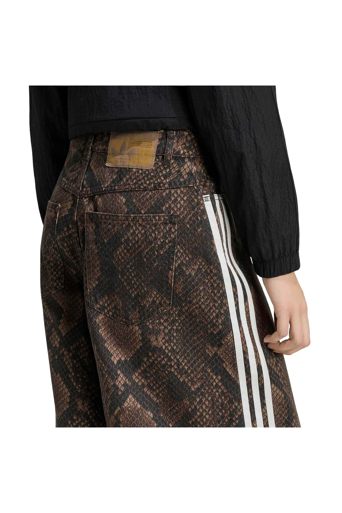 adidas Kadın Şort SNAKE PRINT DENIM BERMUDA SHORTS KX1900