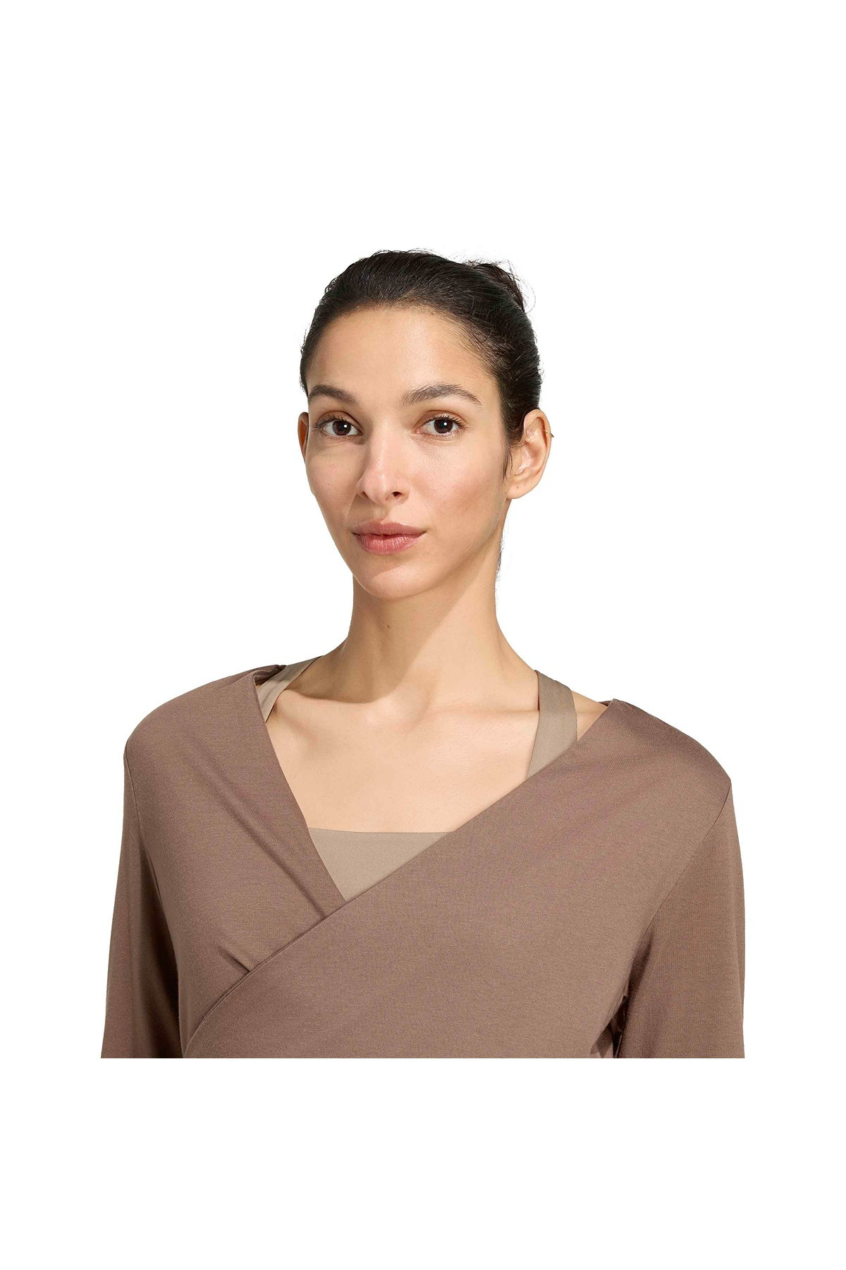adidas Kadın Sweatshirt 3-STRIPES STUDIO SOFT BALLET WRAP TOP KY1960