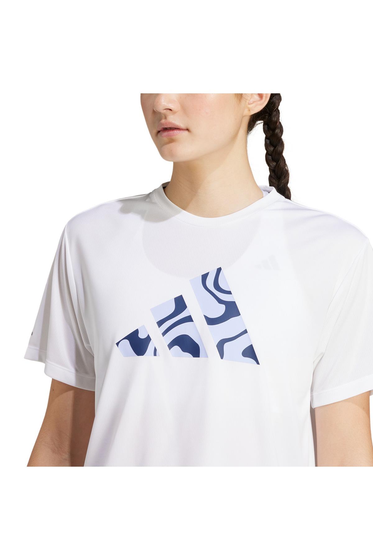 adidas Kadın   T-shirt RUN IT BL TEE W JD2349