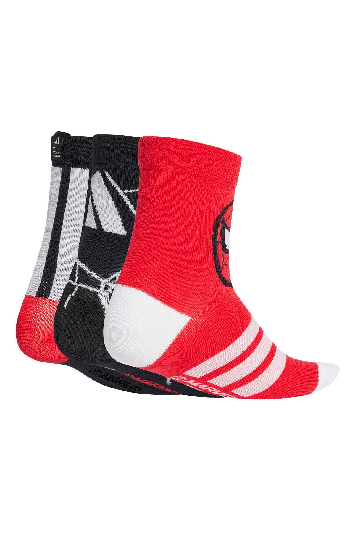 adidas Kırmızı Çocuk   Çorap LK MRVL SM 3PP JG5787