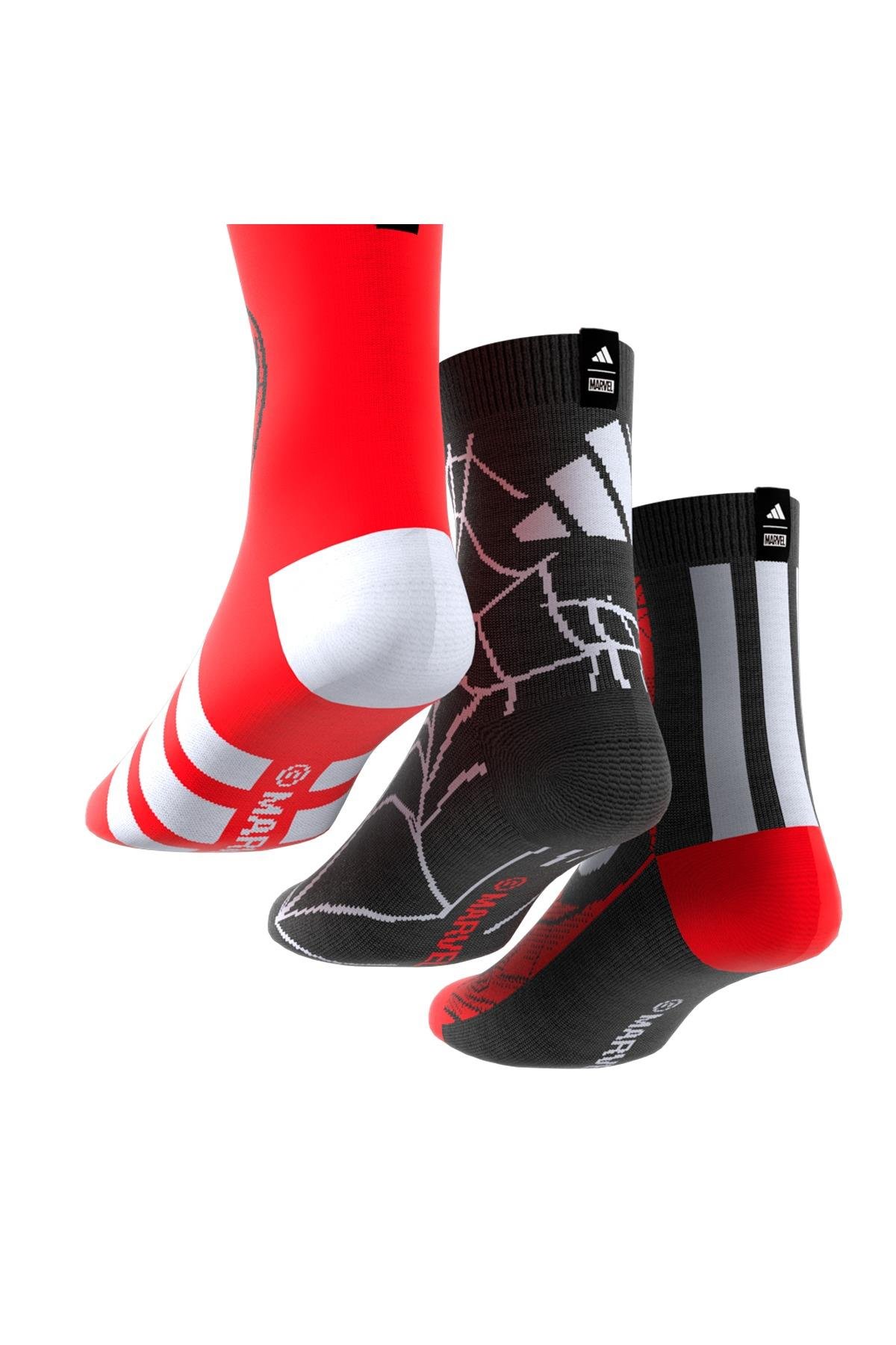 adidas Kırmızı Çocuk   Çorap LK MRVL SM 3PP JG5787