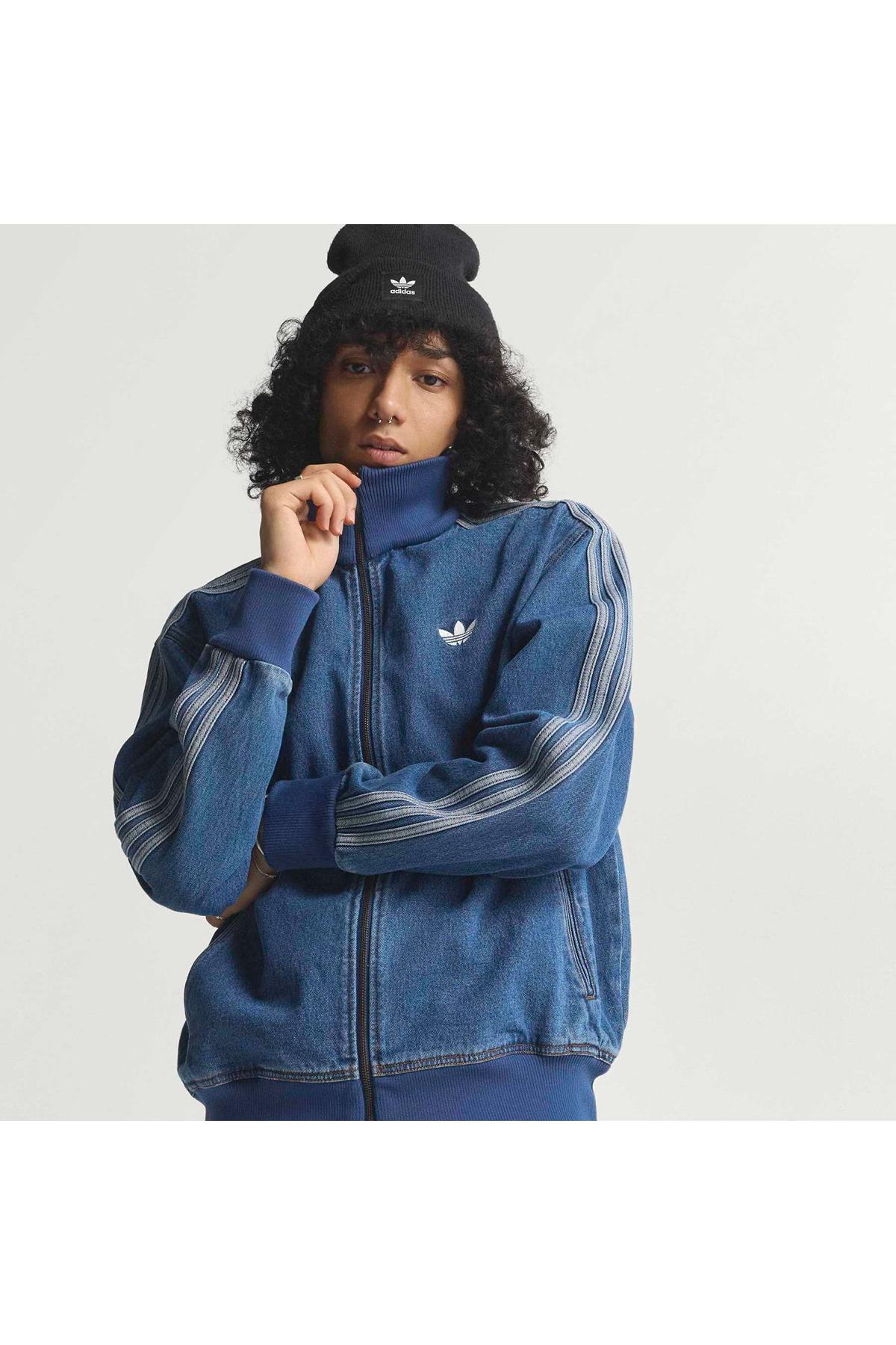 adidas Lacivert  Erkek  Ceket DENIM FB TT KD1517