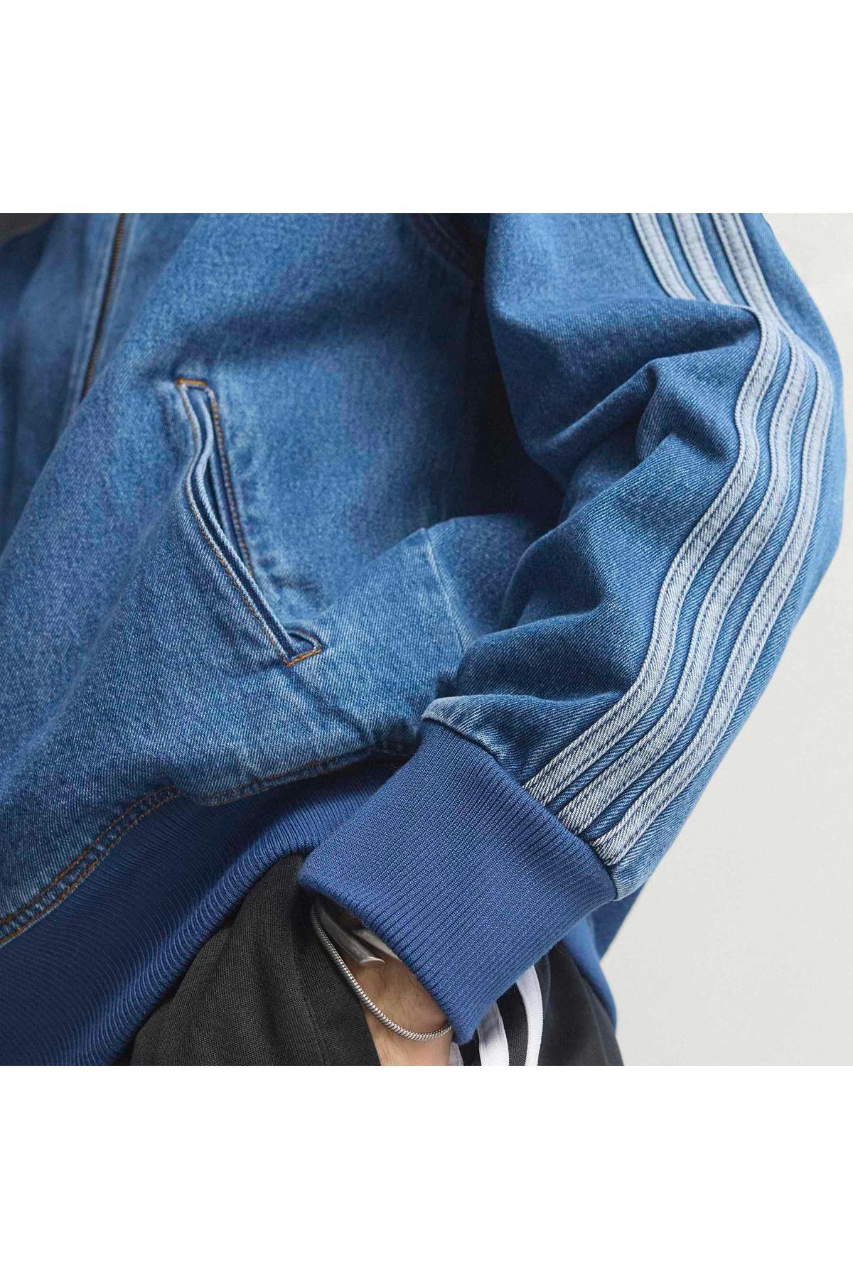 adidas Lacivert  Erkek  Ceket DENIM FB TT KD1517