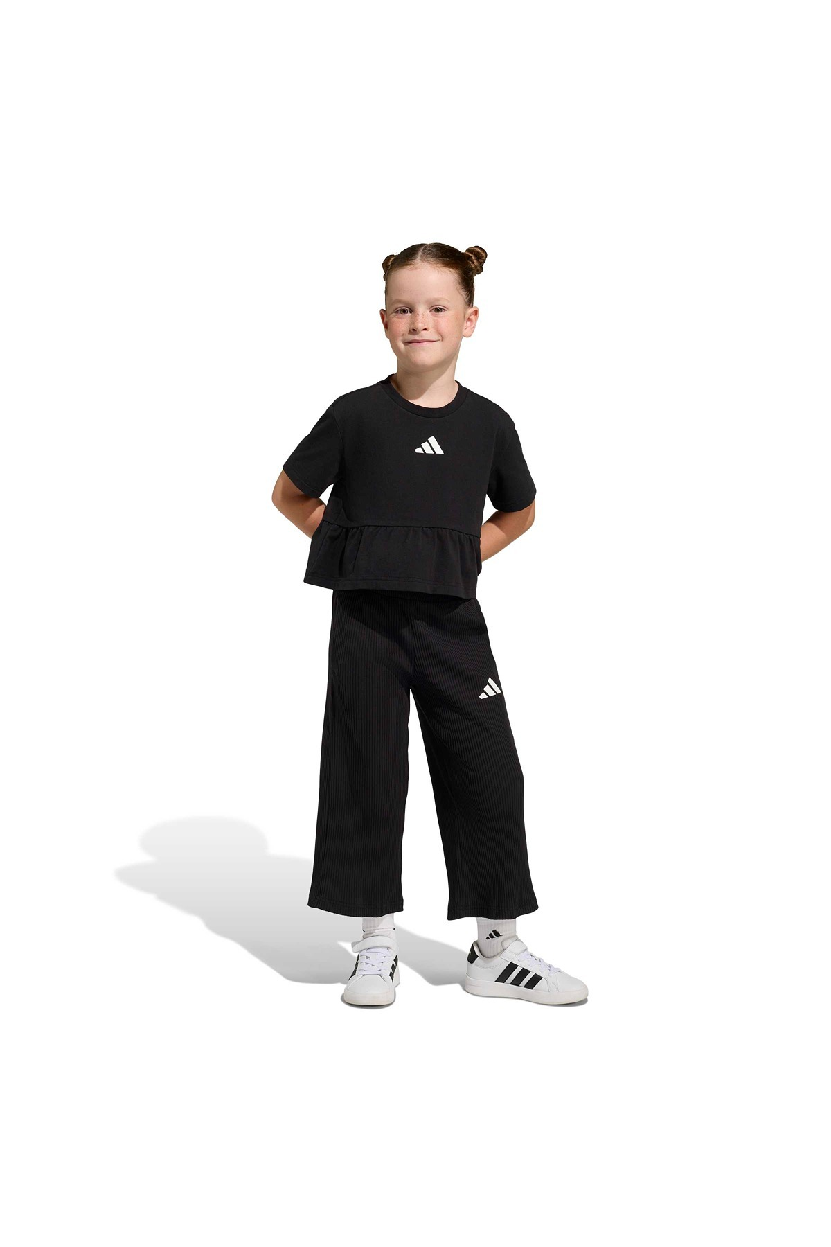 adidas LG SWTP FT TS Siyah Çocuk   Eşofman KC2118
