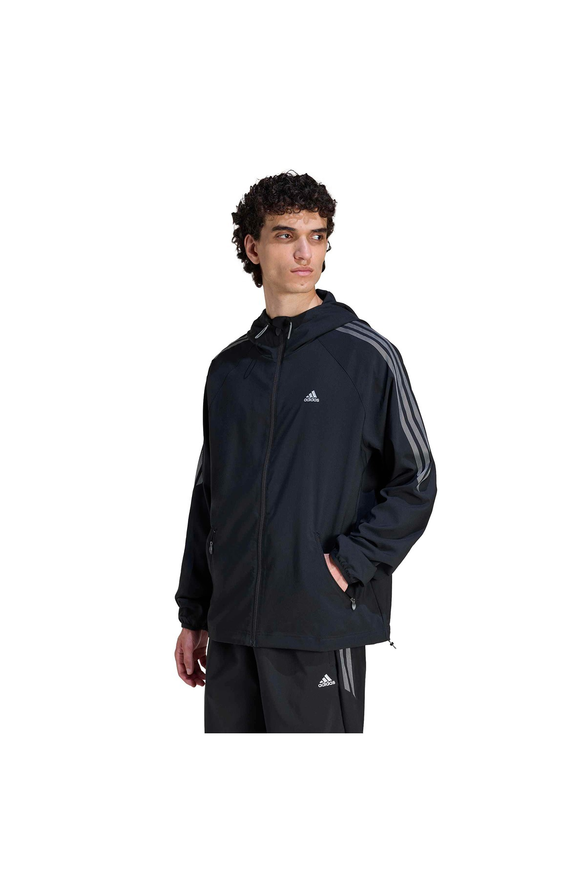 adidas LIGHTWINDRUNNER Erkek  Siyah  Ceket KE2665