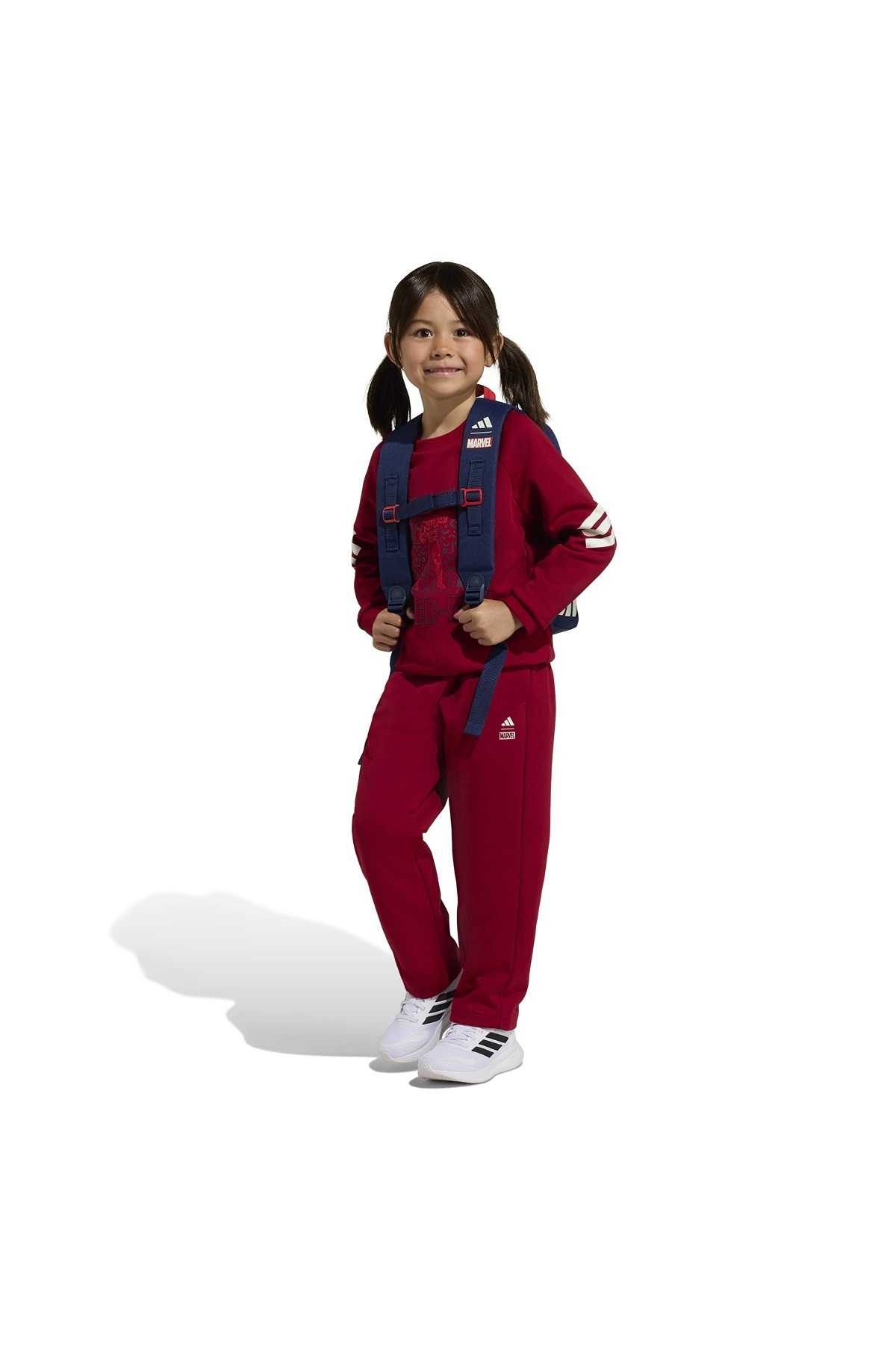 adidas LK MRVL SM JOG Bordo Çocuk   Eşofman JZ7666