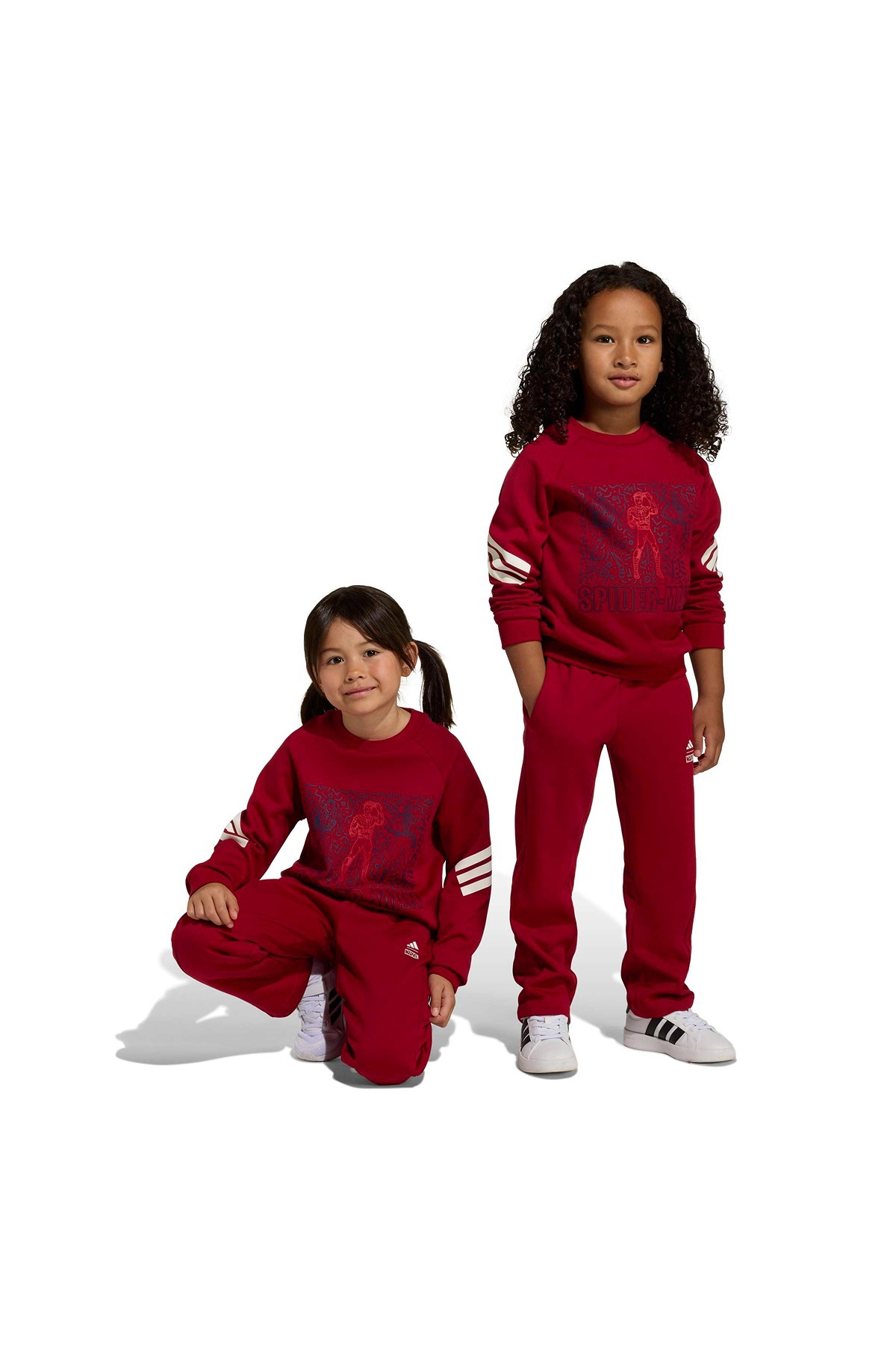 adidas LK MRVL SM JOG Bordo Çocuk   Eşofman JZ7666