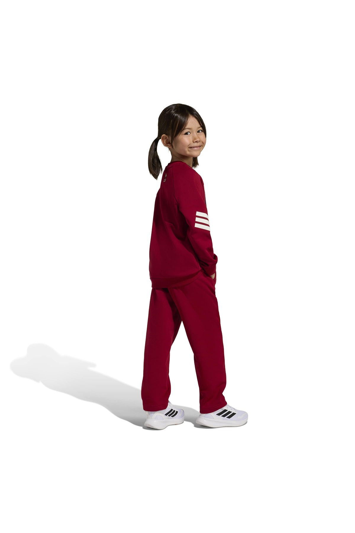 adidas LK MRVL SM JOG Bordo Çocuk   Eşofman JZ7666