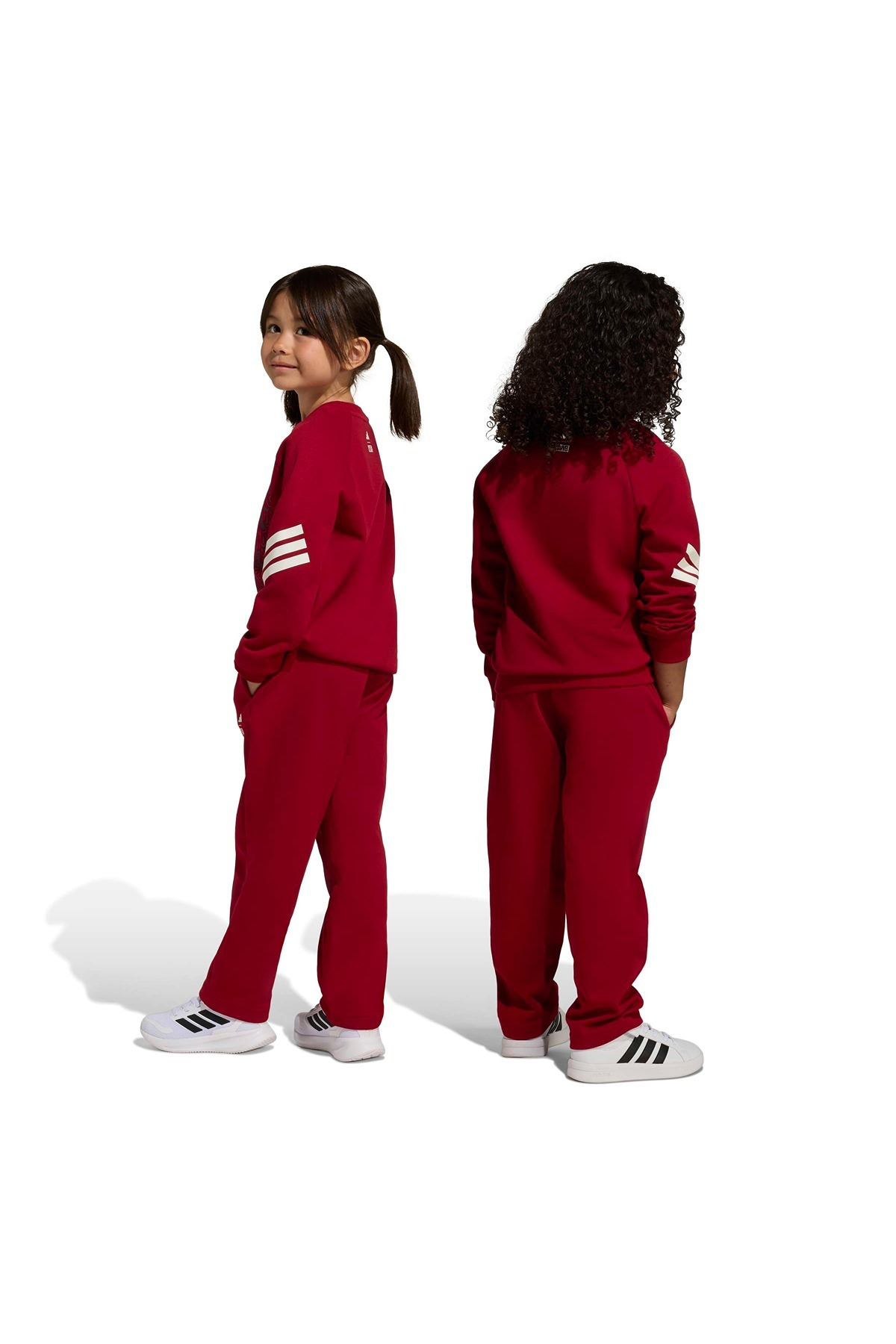 adidas LK MRVL SM JOG Bordo Çocuk   Eşofman JZ7666