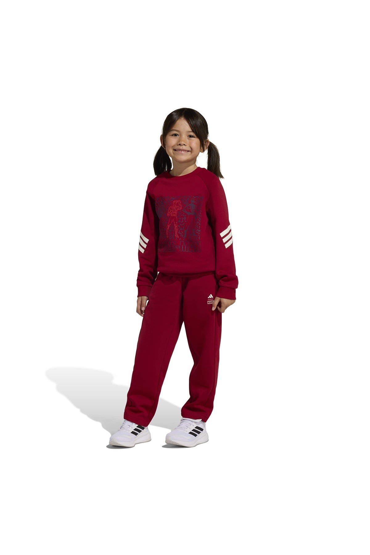 adidas LK MRVL SM JOG Bordo Çocuk   Eşofman JZ7666