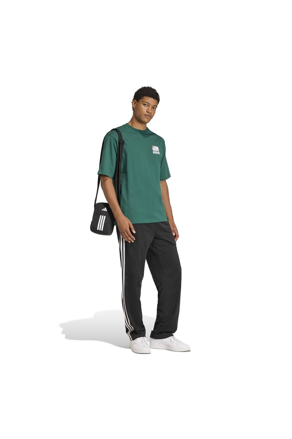 adidas M ANI POP BK  T Erkek  Yeşil  T-shirt KE4339