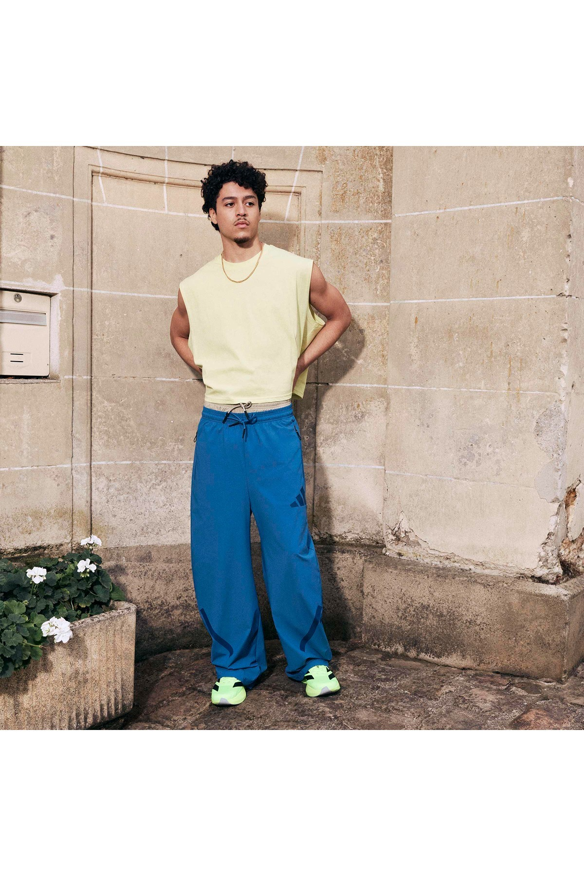 adidas M Z.N.E. WV PT Erkek  Mavi  Eşofman Altı KF0577