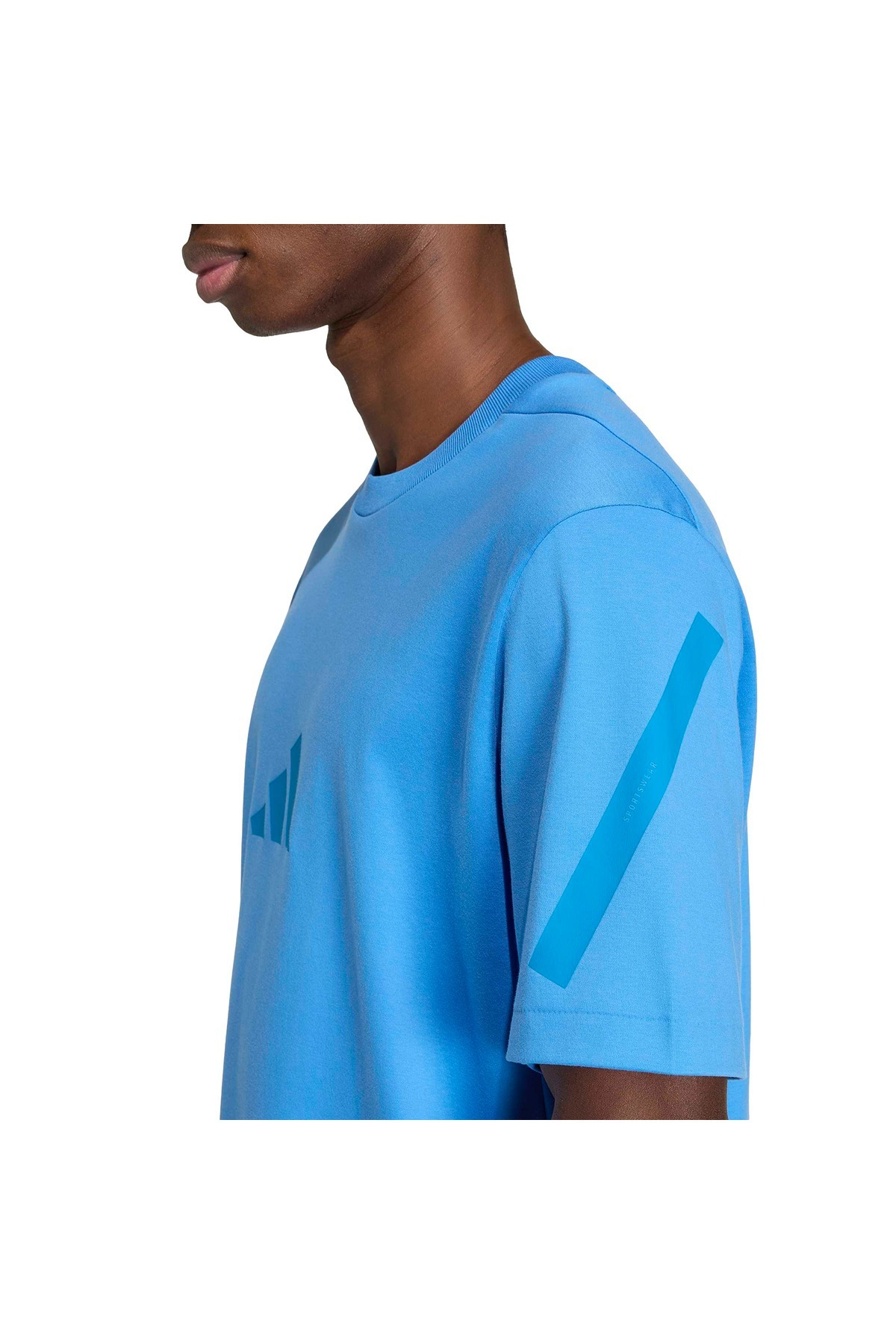 adidas M Z.N.E. TEE Mavi Erkek   T-shirt KE4697