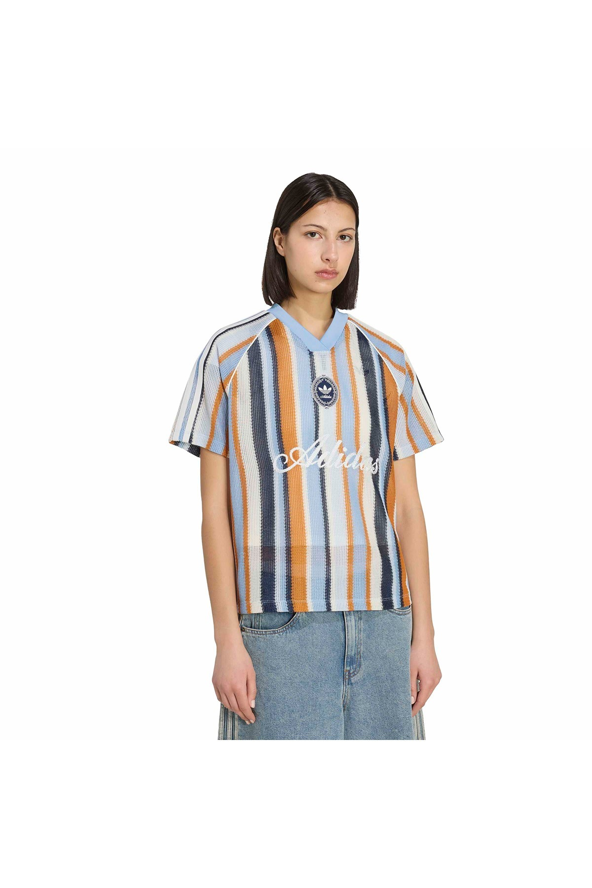 adidas Mavi  Kadın  T-shirt KNIT JERSEY KY3160