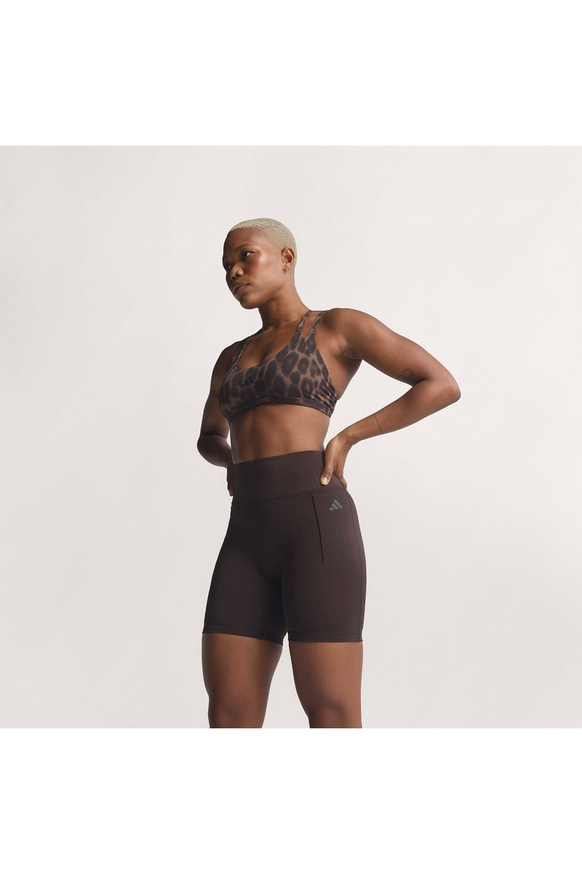 adidas OPT PL  SHO L Kadın  Kahverengi  Şort KF1043
