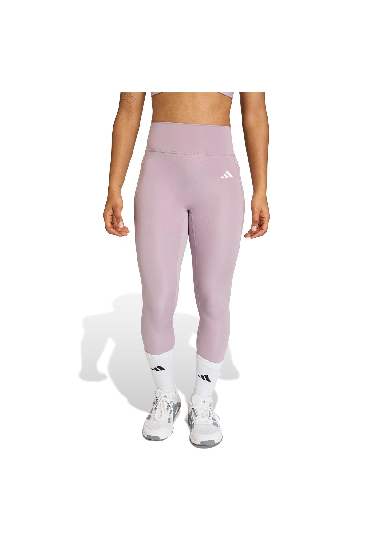 adidas OPT POW ESS 7/8 Kadın  Mor  Tayt KE5985
