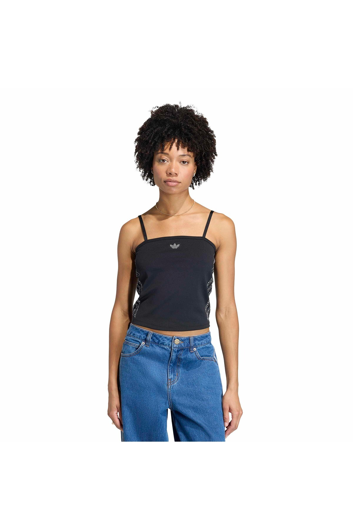 adidas PEARL TUBE TOP Kadın  Siyah  Atlet KC7860