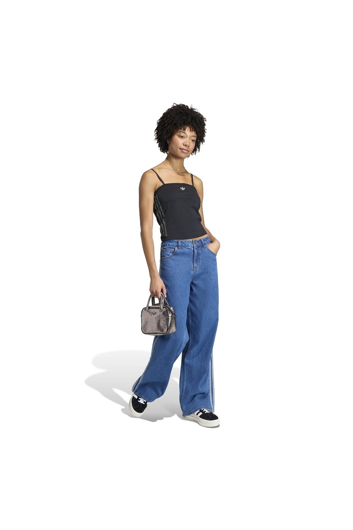 adidas PEARL TUBE TOP Kadın  Siyah  Atlet KC7860
