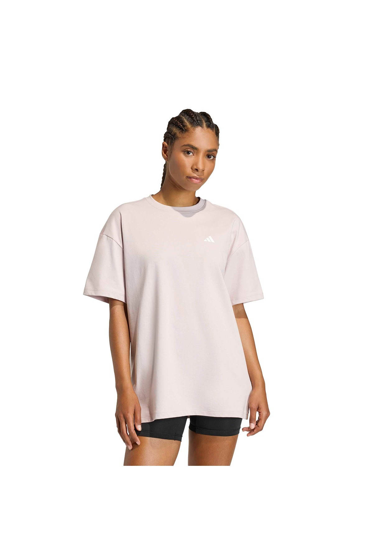 adidas PL ESS TEE Kadın  Mor  T-shirt KE8523