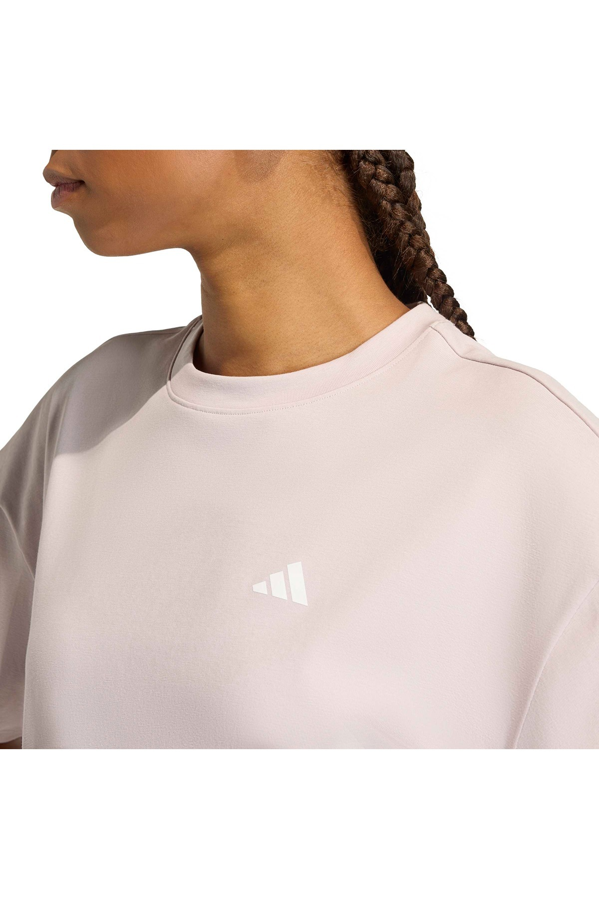 adidas PL ESS TEE Kadın  Mor  T-shirt KE8523