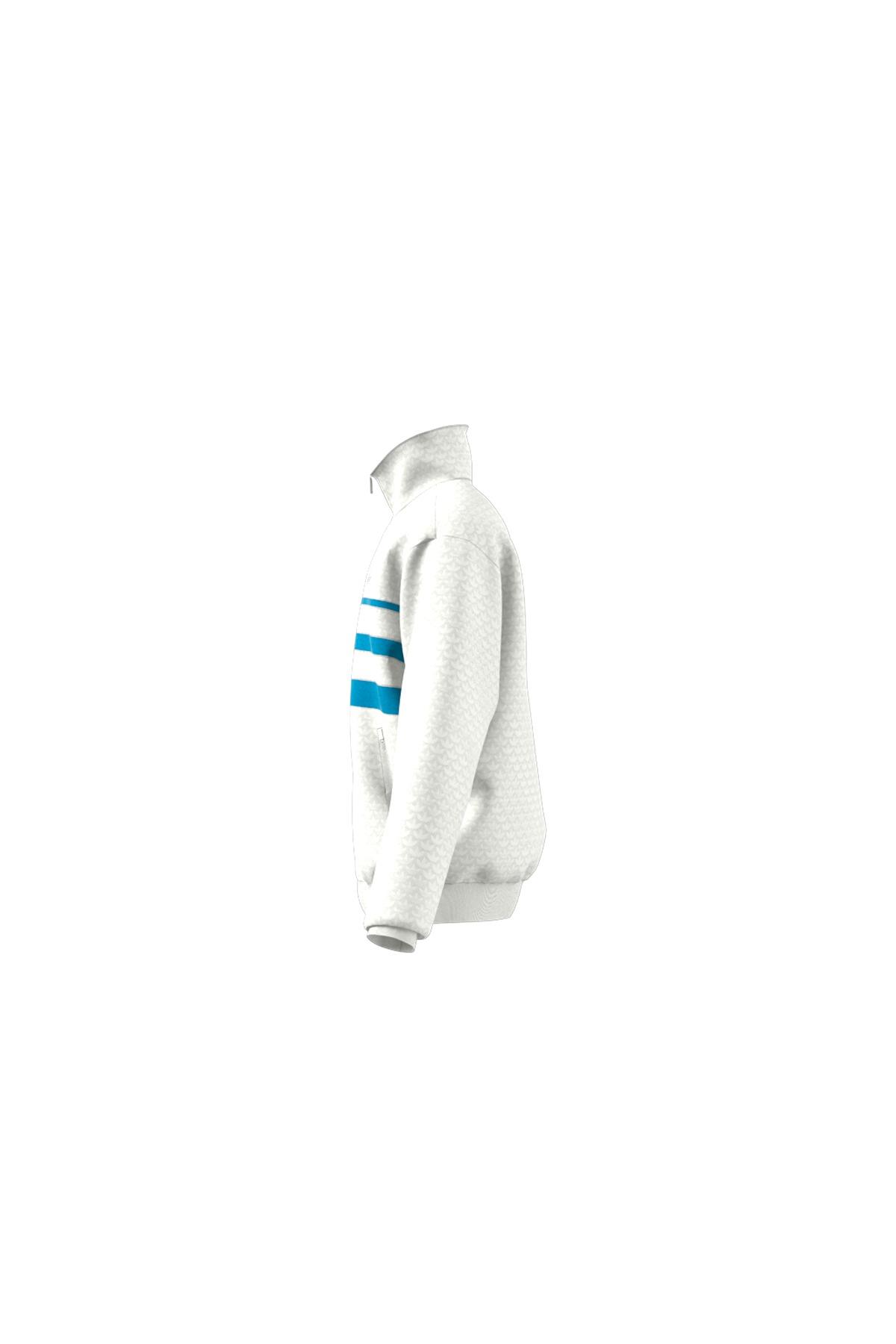 adidas Q12 MONOGRAM T Erkek  Beyaz  T-shirt JP4420