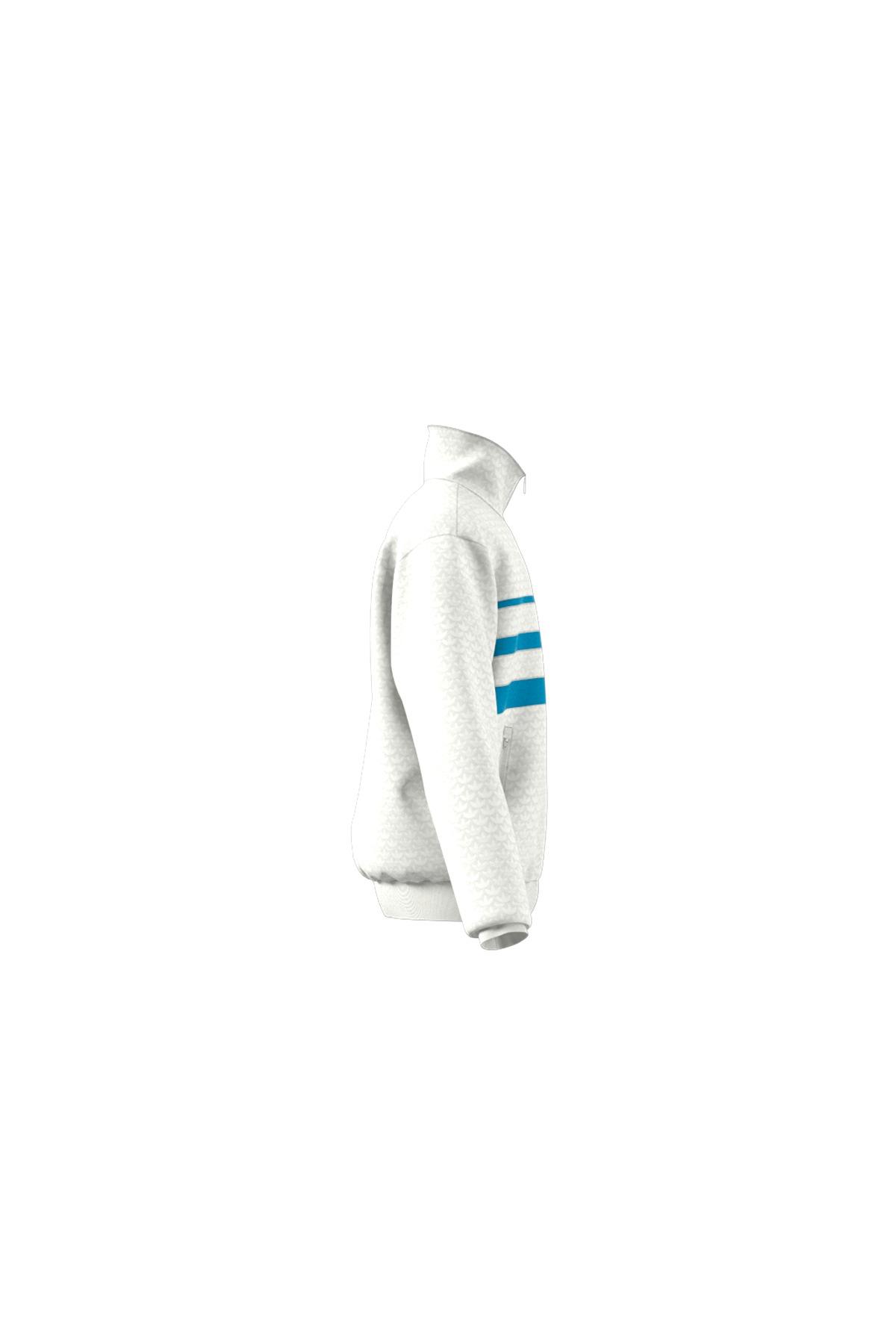 adidas Q12 MONOGRAM T Erkek  Beyaz  T-shirt JP4420