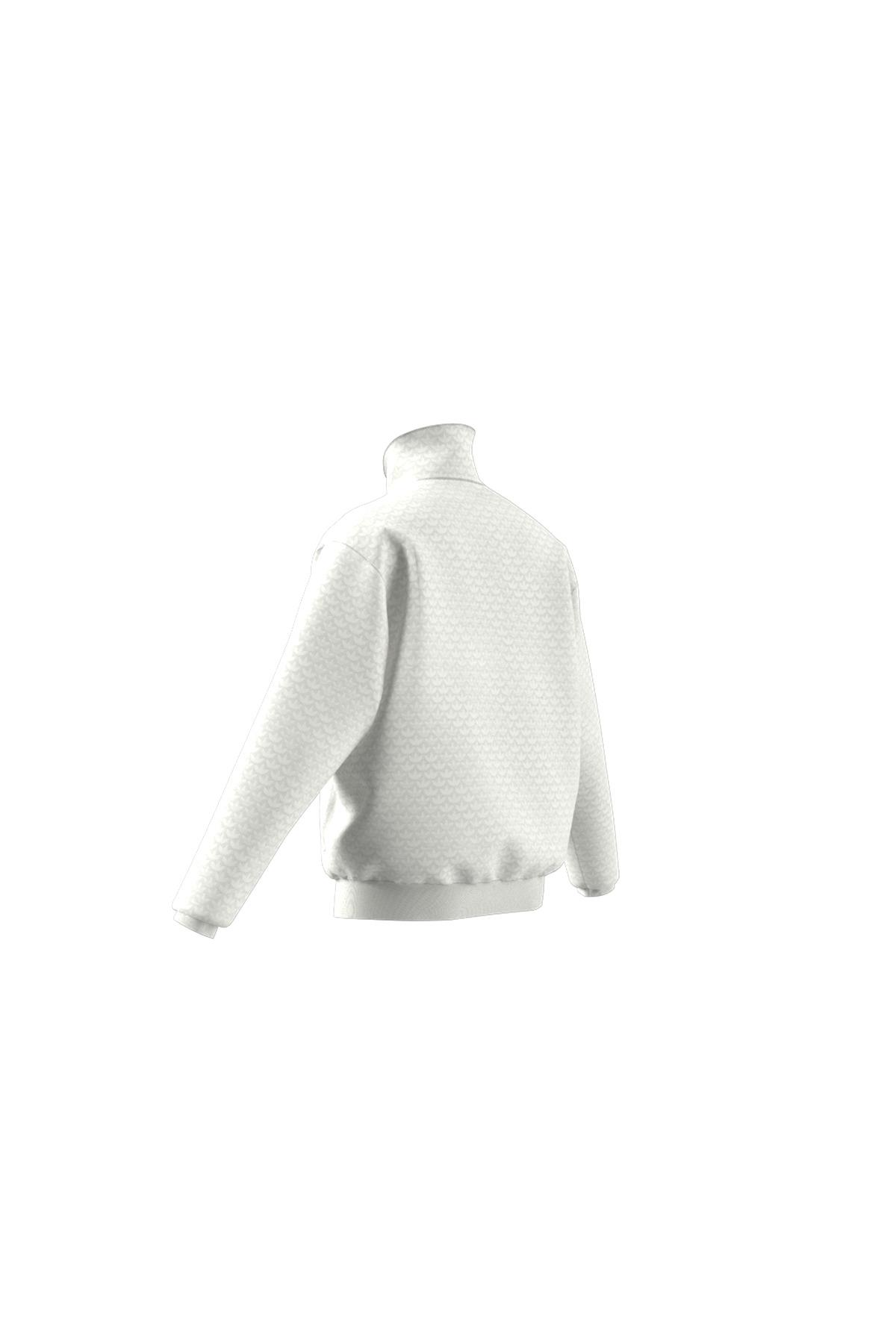 adidas Q12 MONOGRAM T Erkek  Beyaz  T-shirt JP4420
