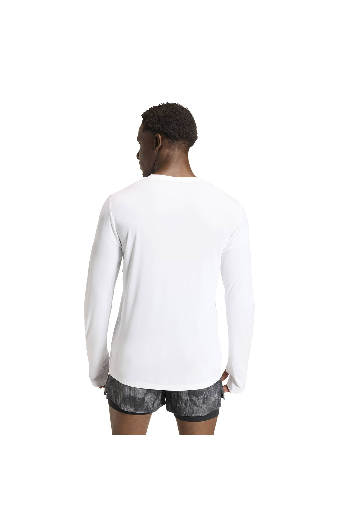 adidas Run Ess LS M Beyaz Erkek   Sweatshirt KE8425