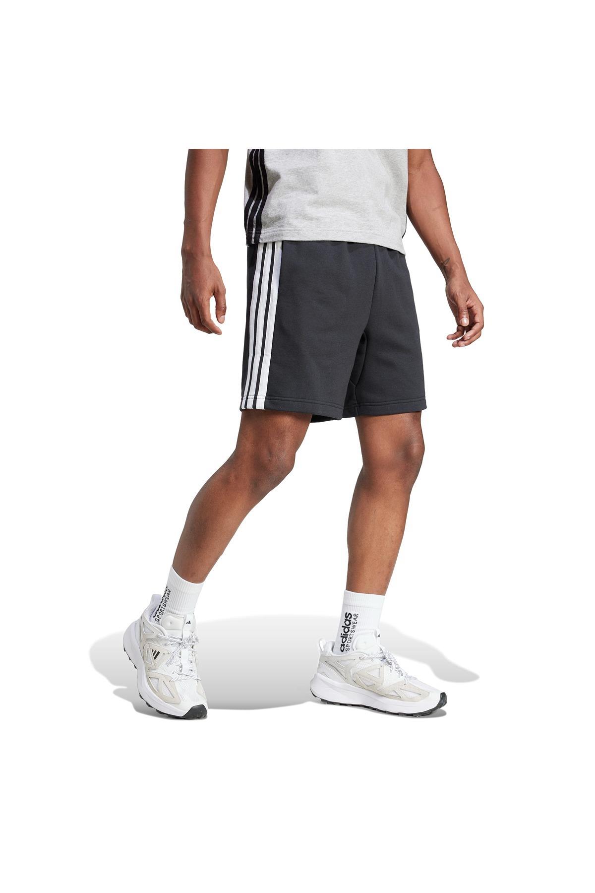 adidas Siyah Erkek   Şort M 3S FT SHO JE6414