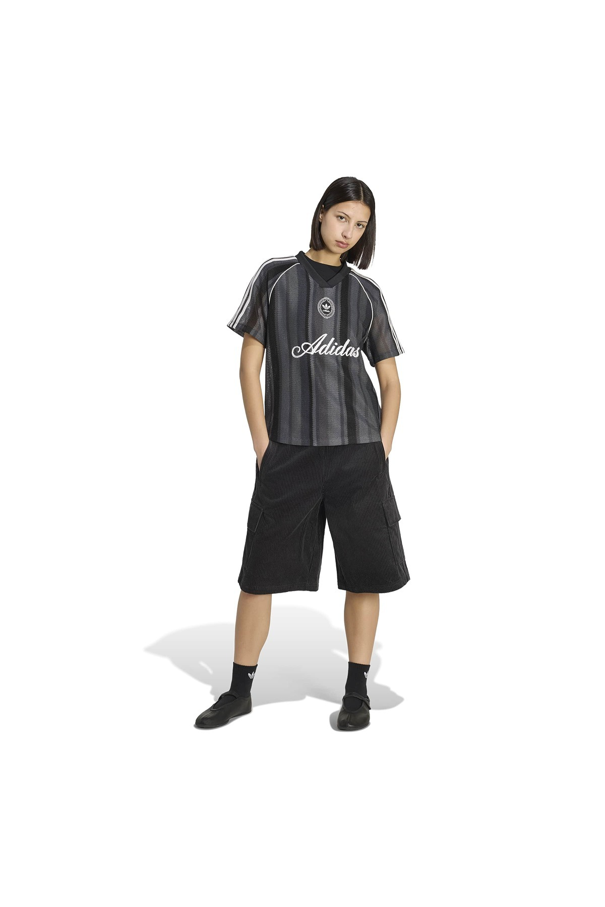 adidas Siyah  Kadın  T-shirt KNIT JERSEY KY3163