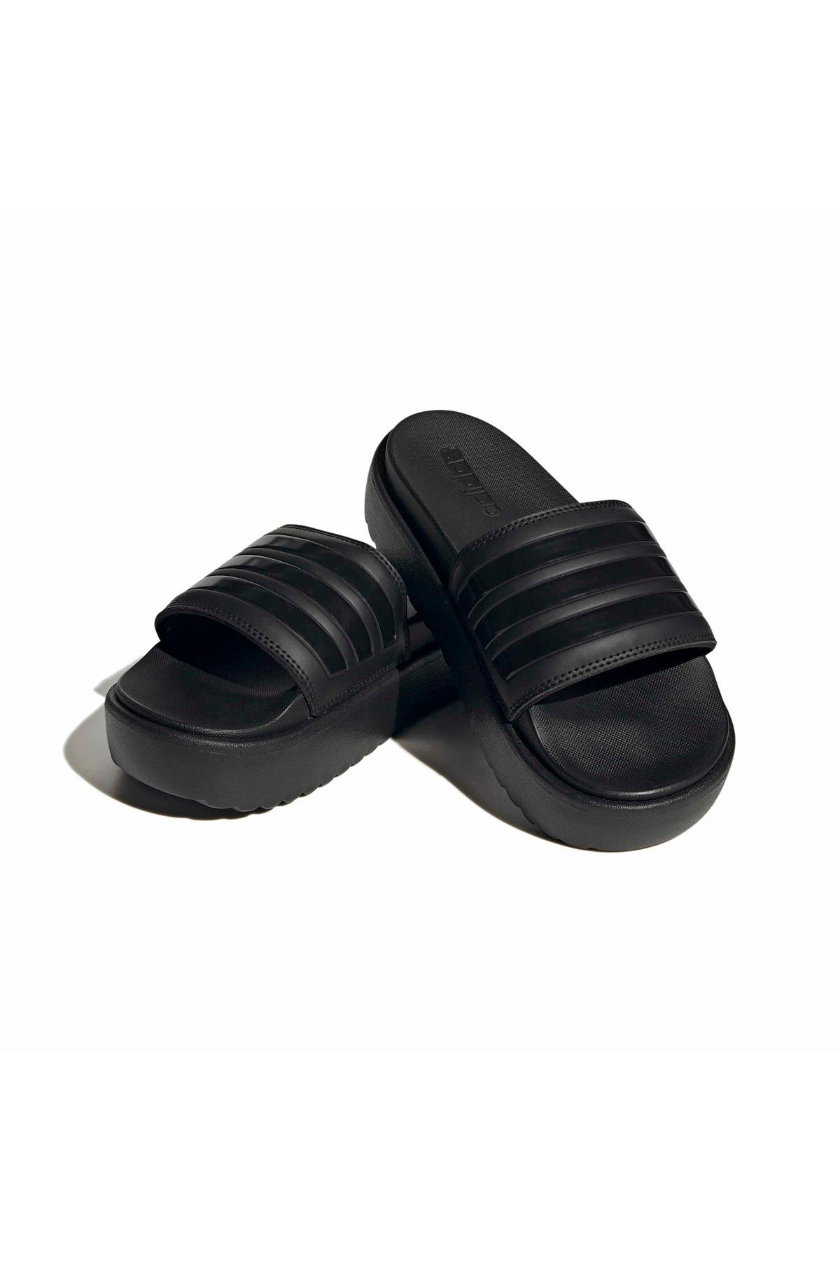 Adidas Siyah Kadın Terlik Hq6179-Adilette Platform