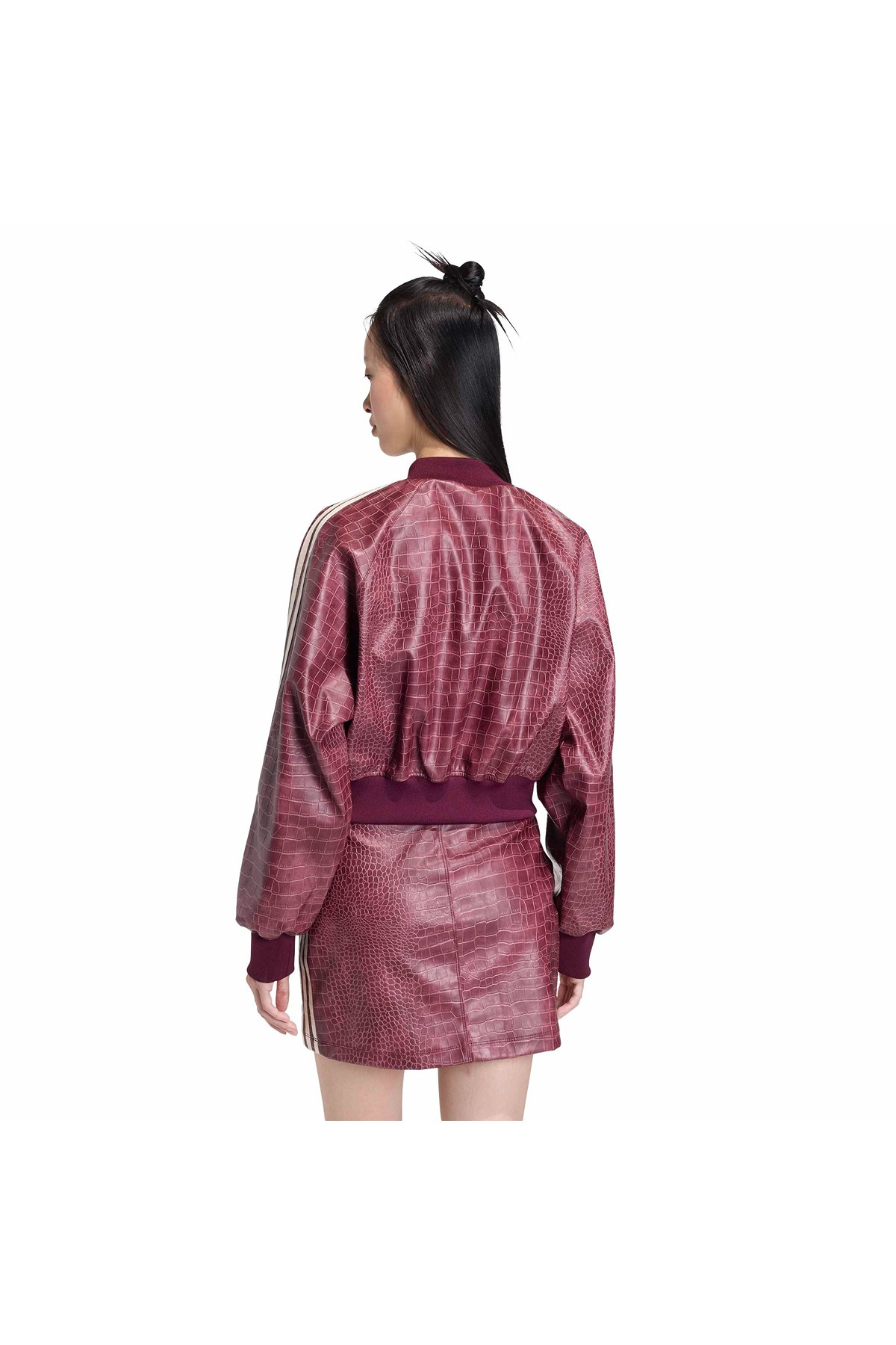 adidas SST PLTHR JKT Kadın  Bordo  Ceket KD8792