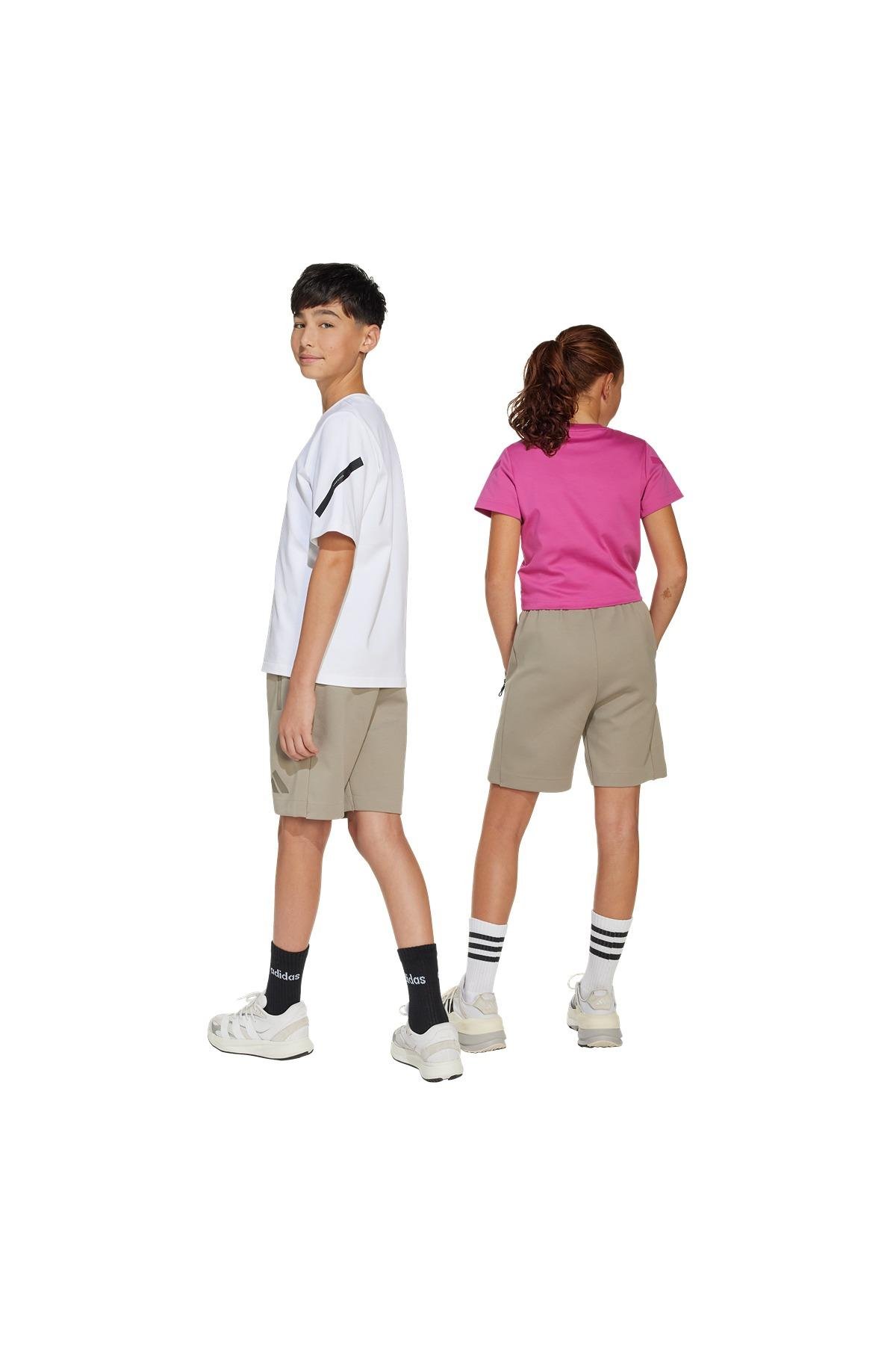 adidas Unisex  Bej  Şort J ZNE SHORTS JD0009