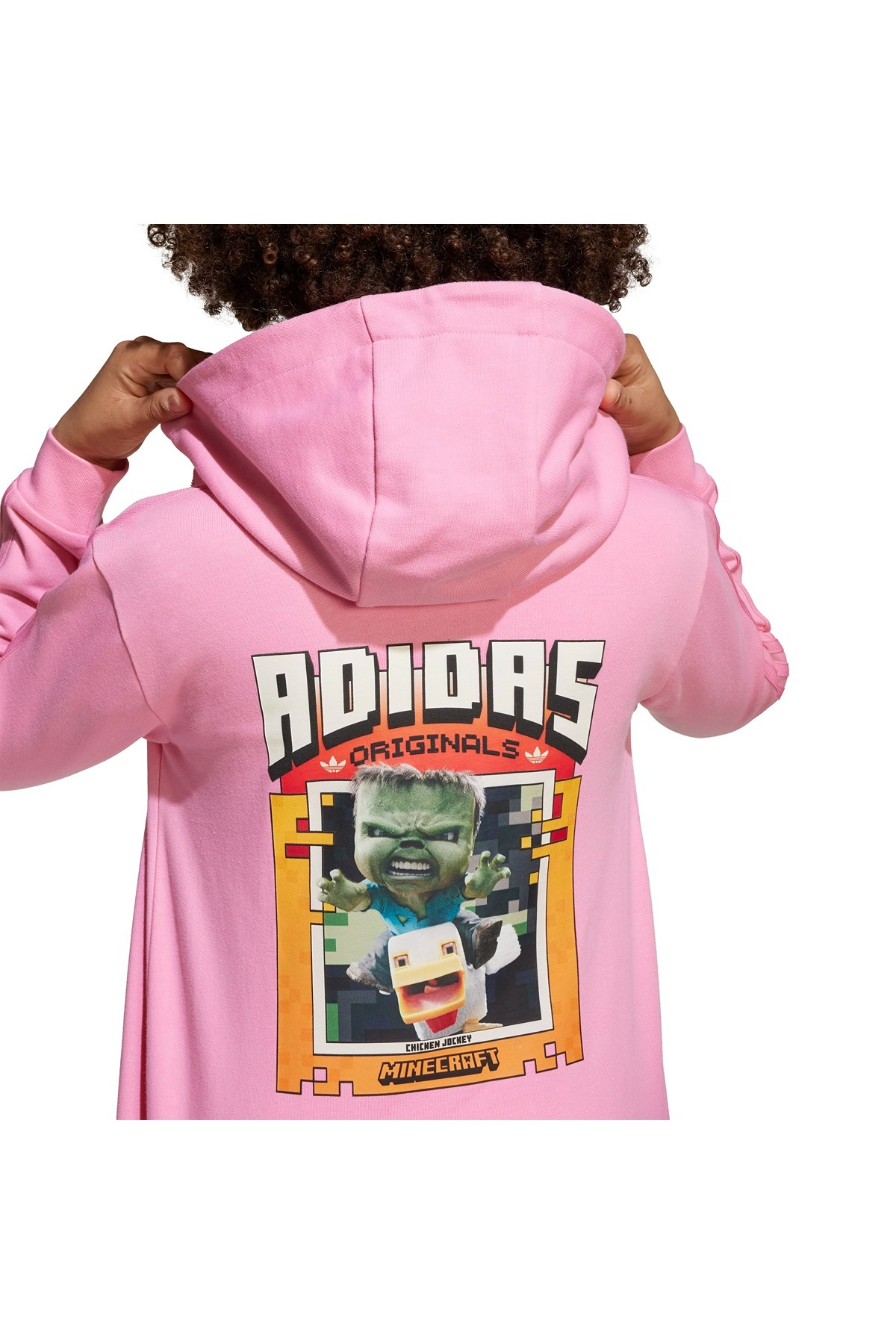 adidas Unisex Çocuk  Pembe  Sweatshirt GFX FZ HOODIE JZ9933