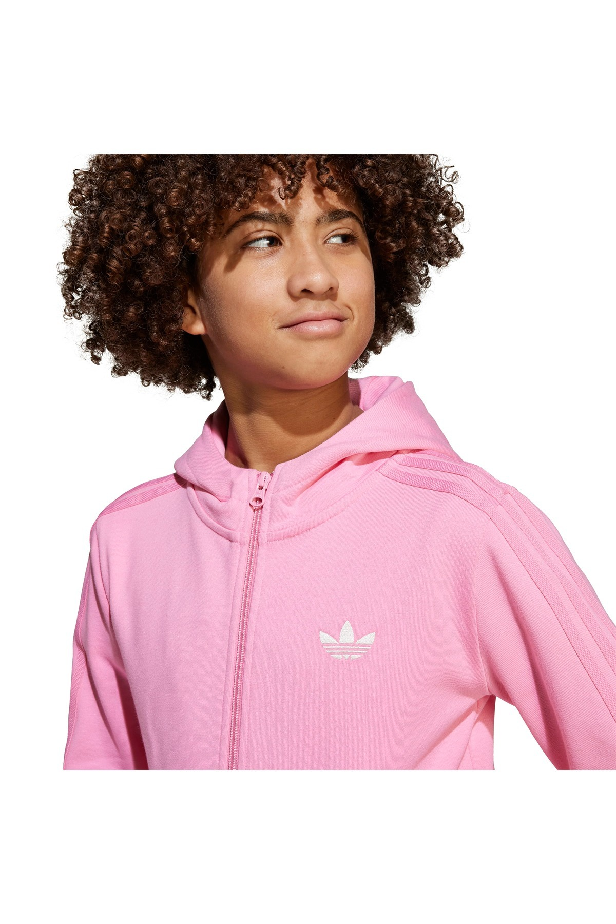 adidas Unisex Çocuk  Pembe  Sweatshirt GFX FZ HOODIE JZ9933